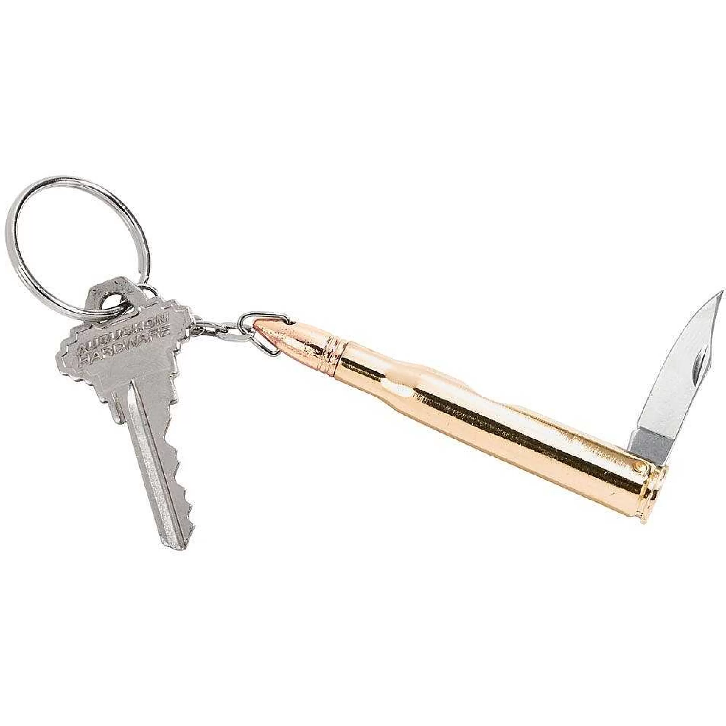 Creative Gifts International Bullet Shaped Key Chain With Knife, 5" L Sale