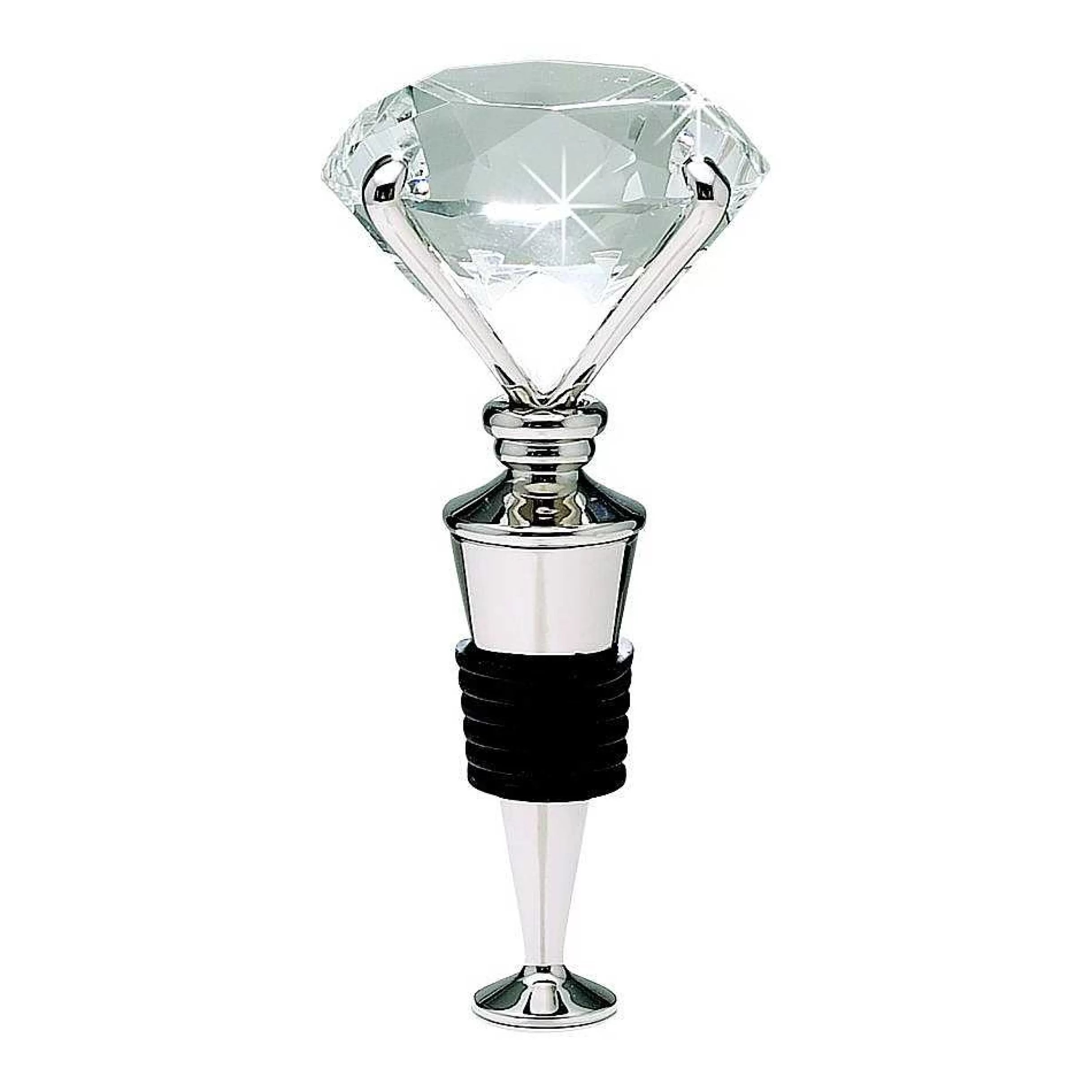 Creative Gifts International Clear Solitaire Diamond Shaped Bottle Stopper Shop