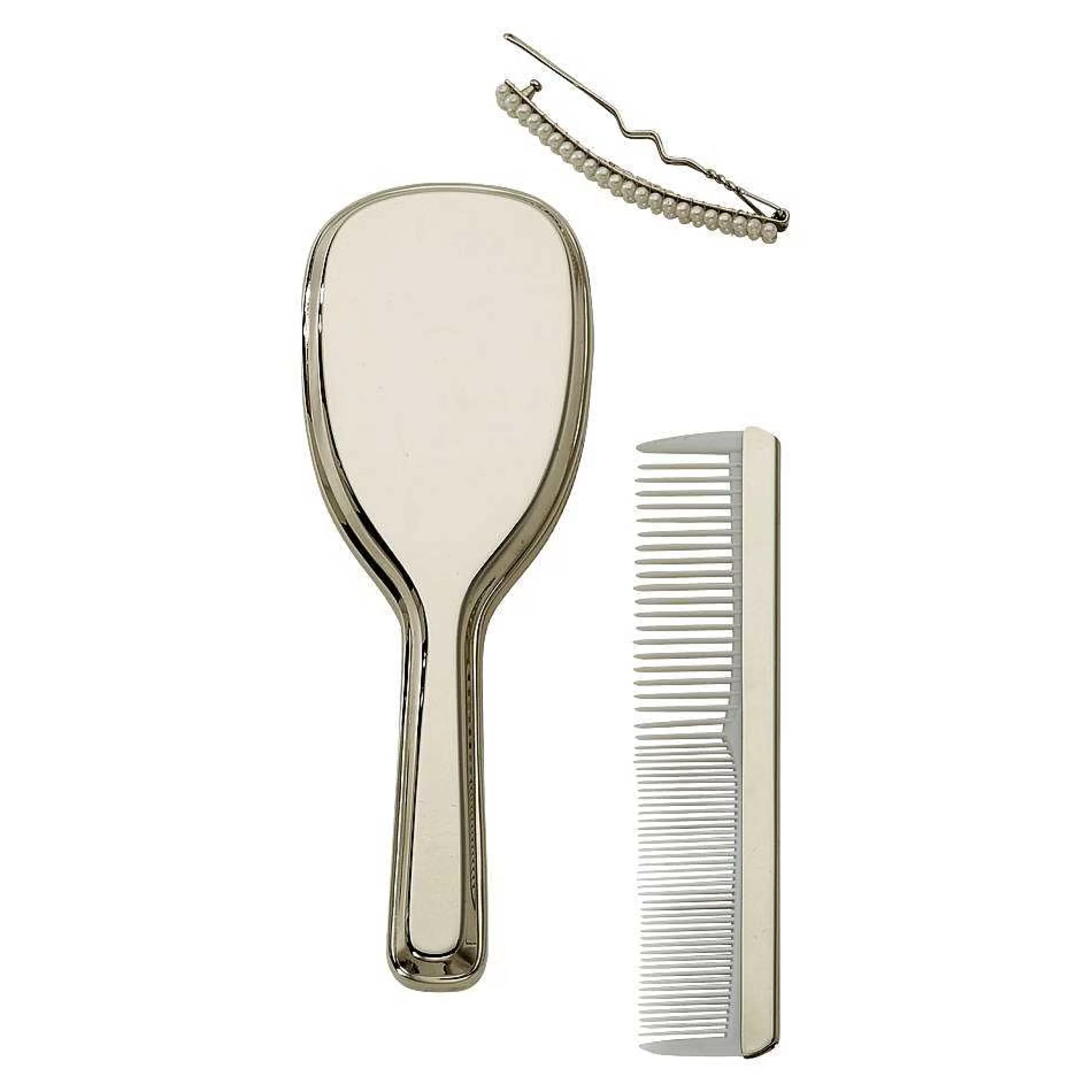 Creative Gifts International Comb & Brush Set W/Handle Fashion