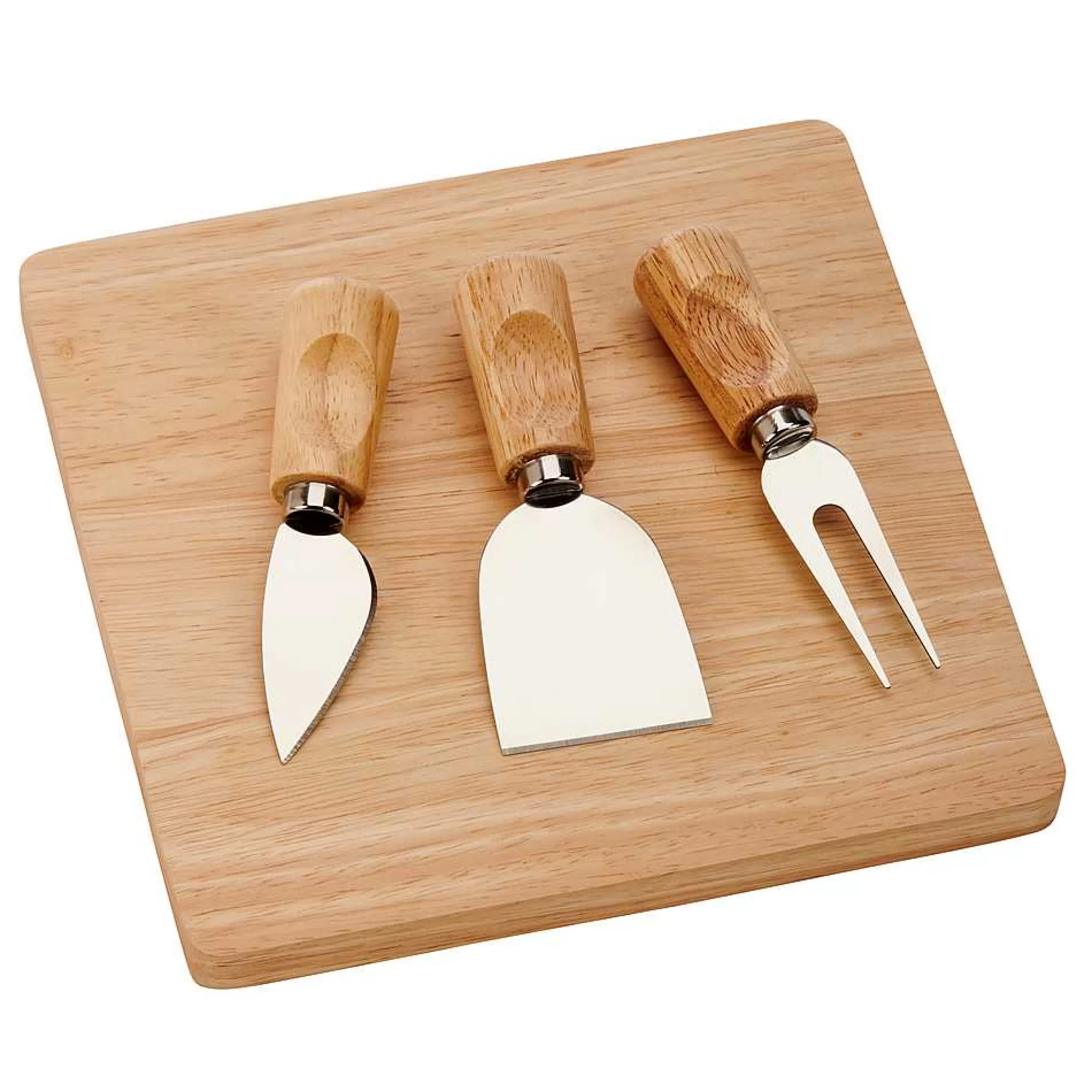 Creative Gifts International Cutting Board With 3 Tools, Rubberwood Discount