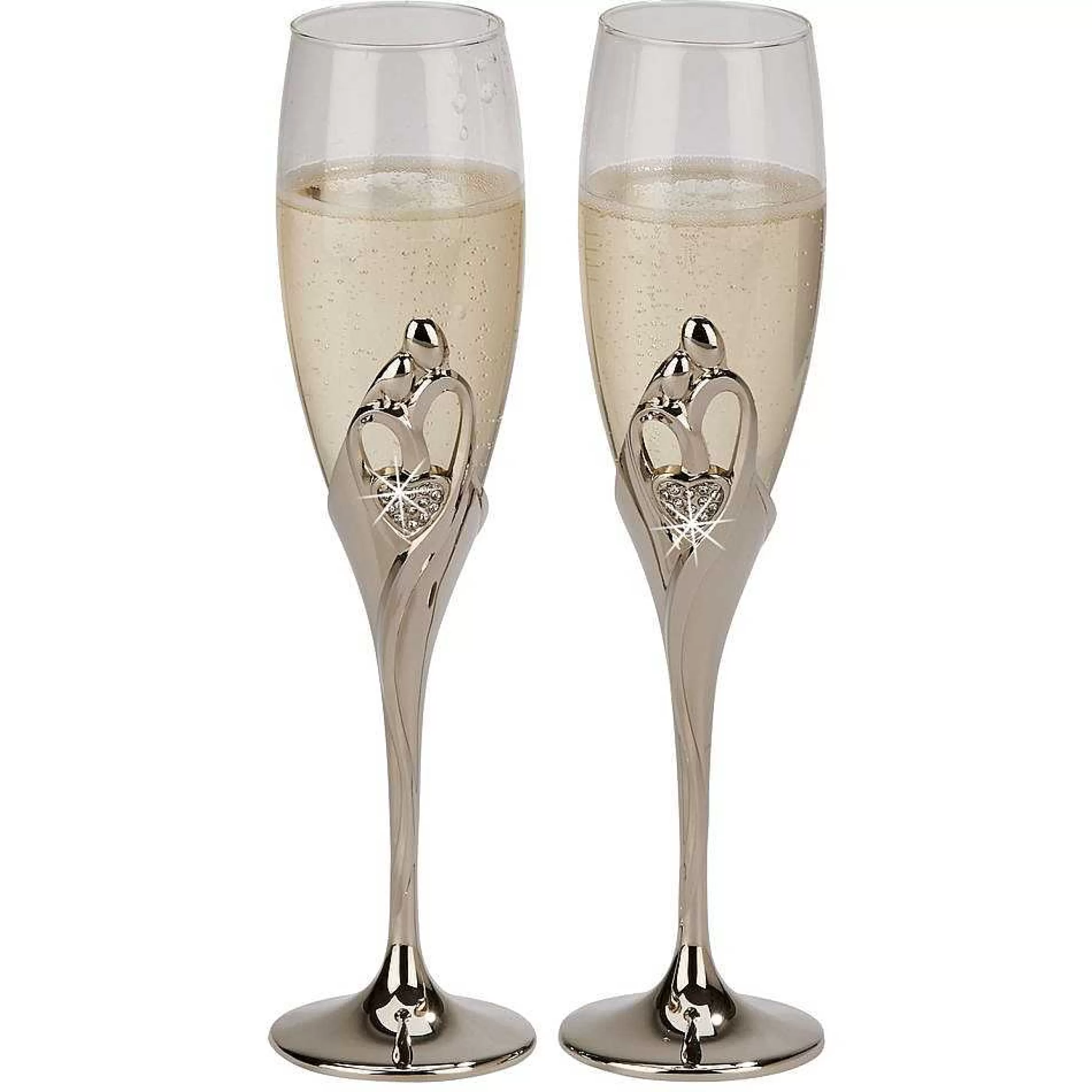 Creative Gifts International Embrace Flutes, Pair 10.5" H Cheap