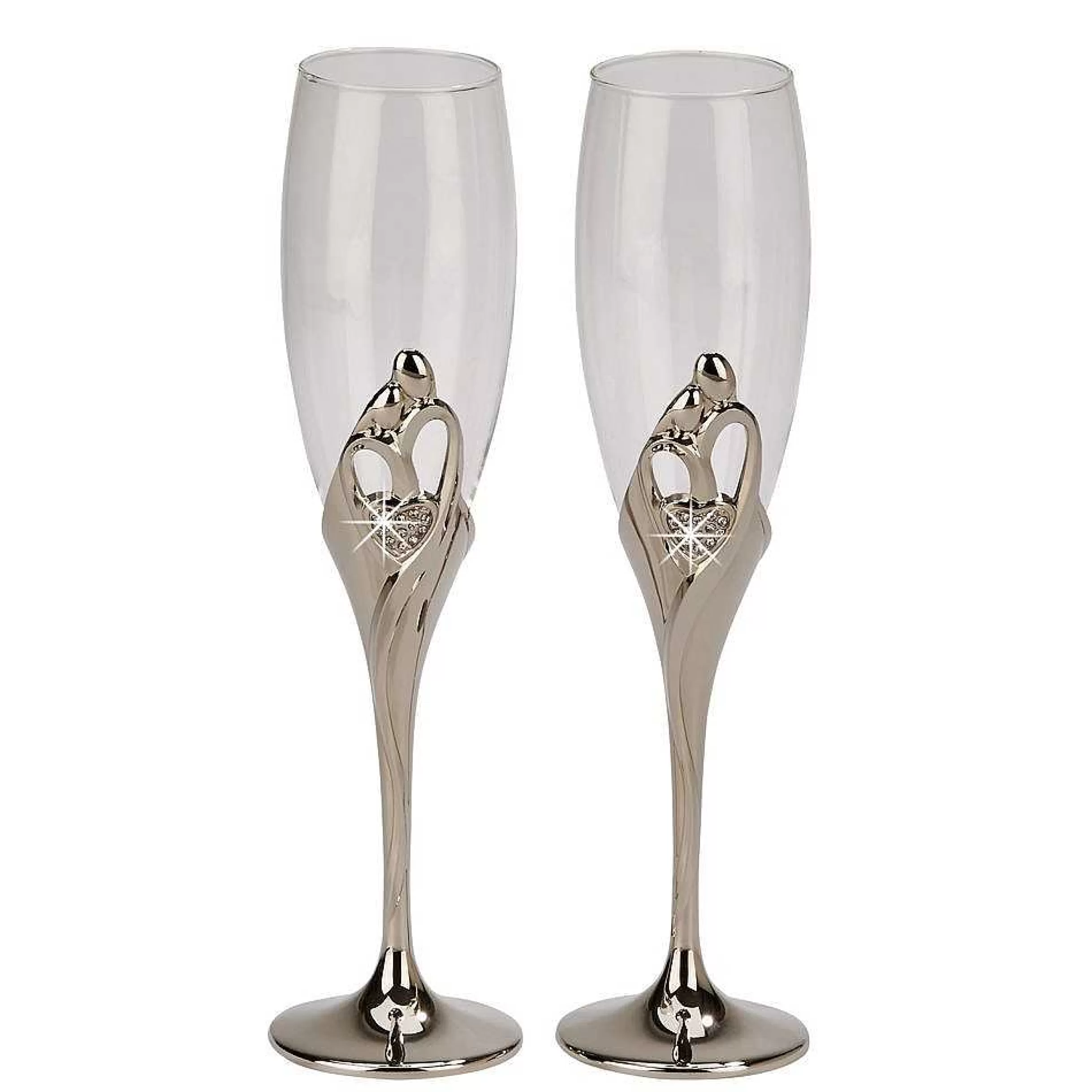 Creative Gifts International Embrace Flutes, Pair 10.5" H Cheap