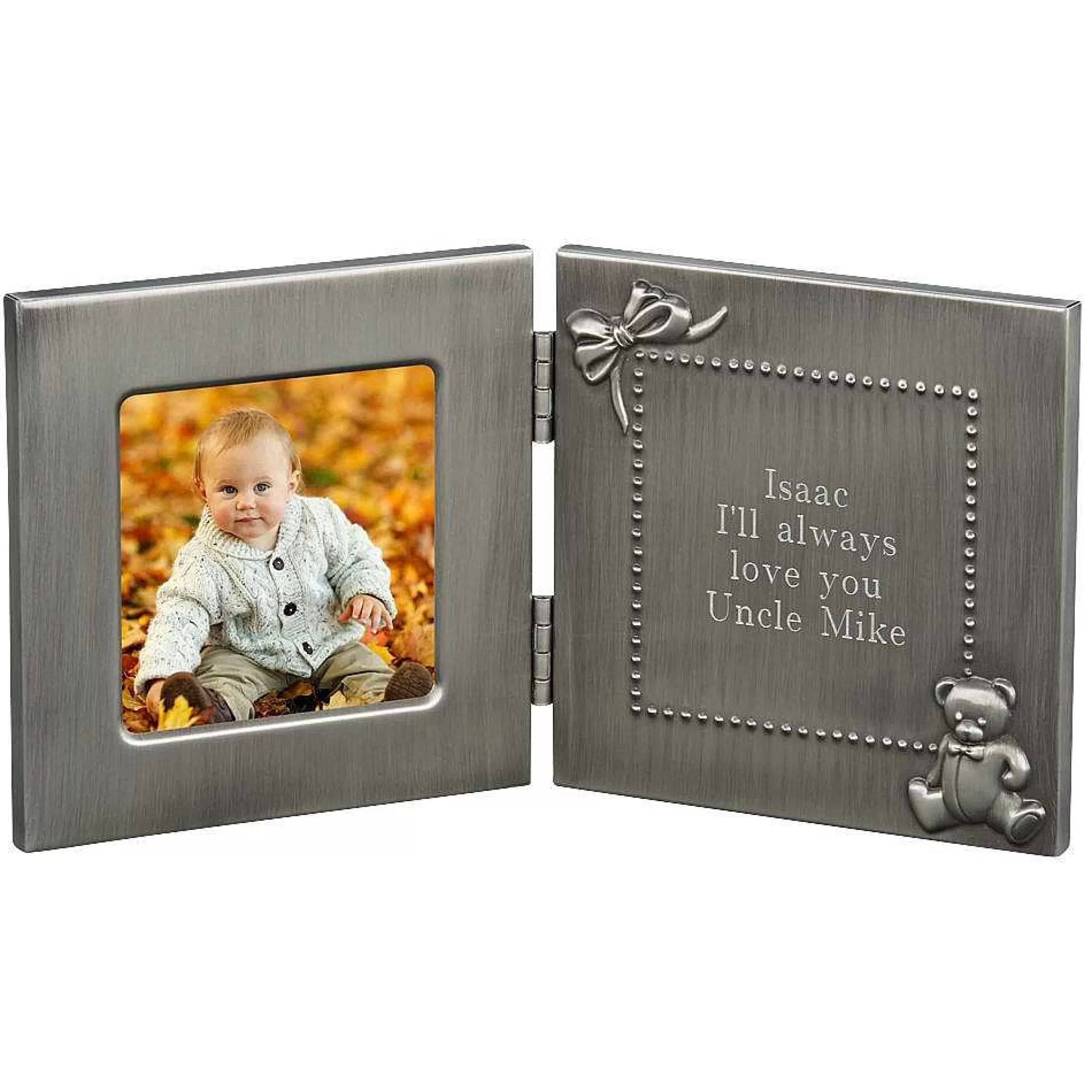 Creative Gifts International Hinged Baby Frame & Engraving Message Hot