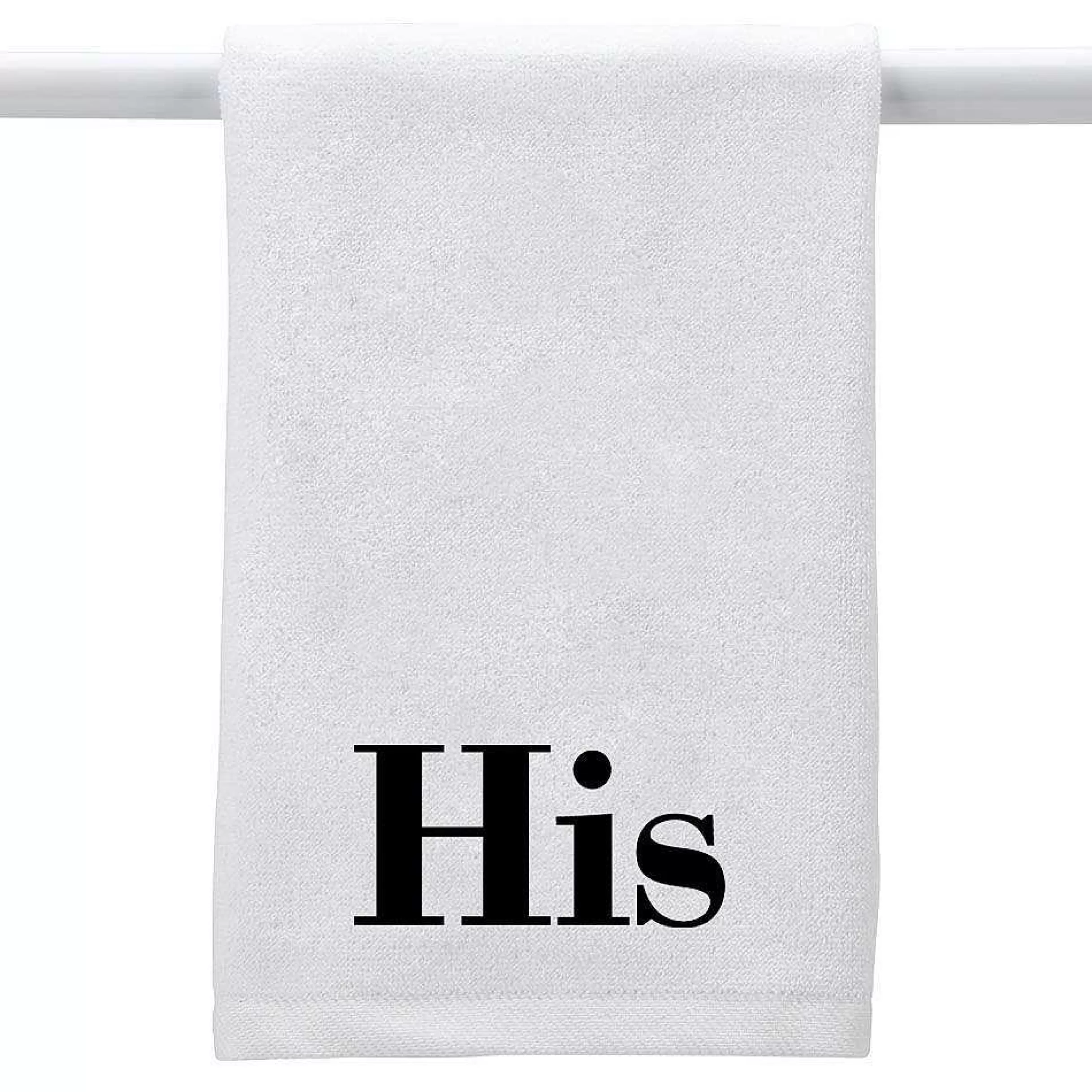 Creative Gifts International His (In Block Letters) - Hand Towel Hot