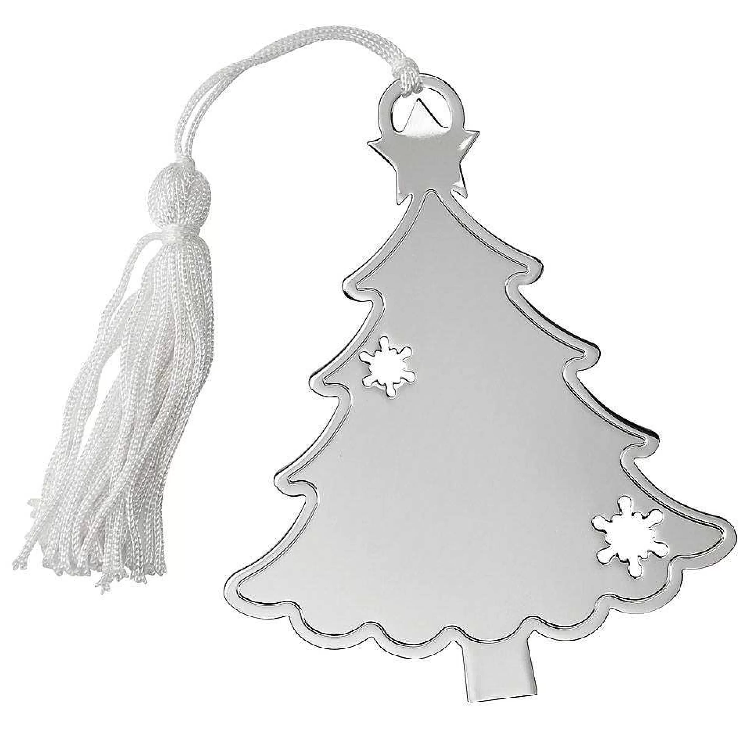 Creative Gifts International Holiday Tree Shaped Ornament With Snowflake Cutouts Cheap