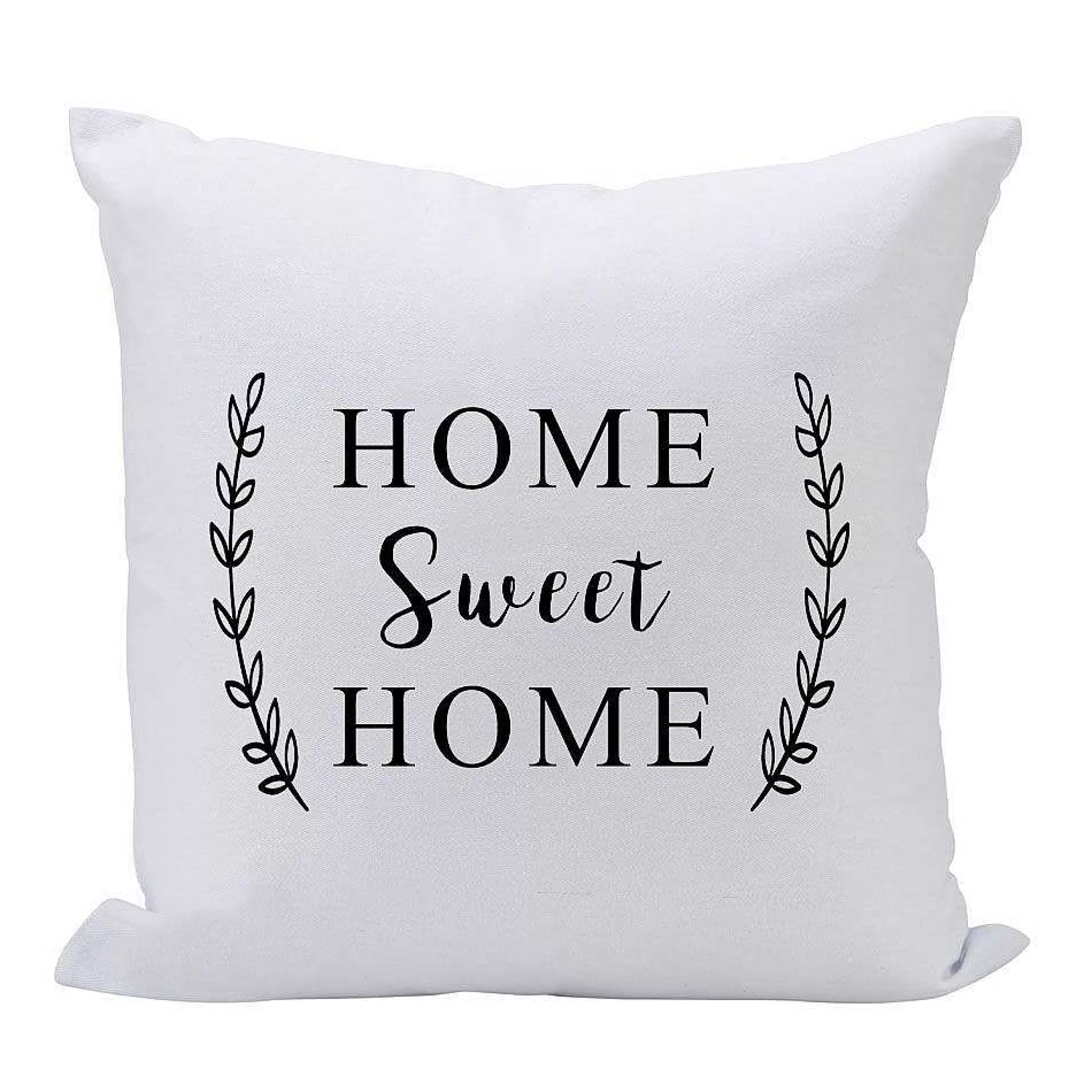 Creative Gifts International Home Sweet Home (Wheat) - 16" Square Throw Pillow Store