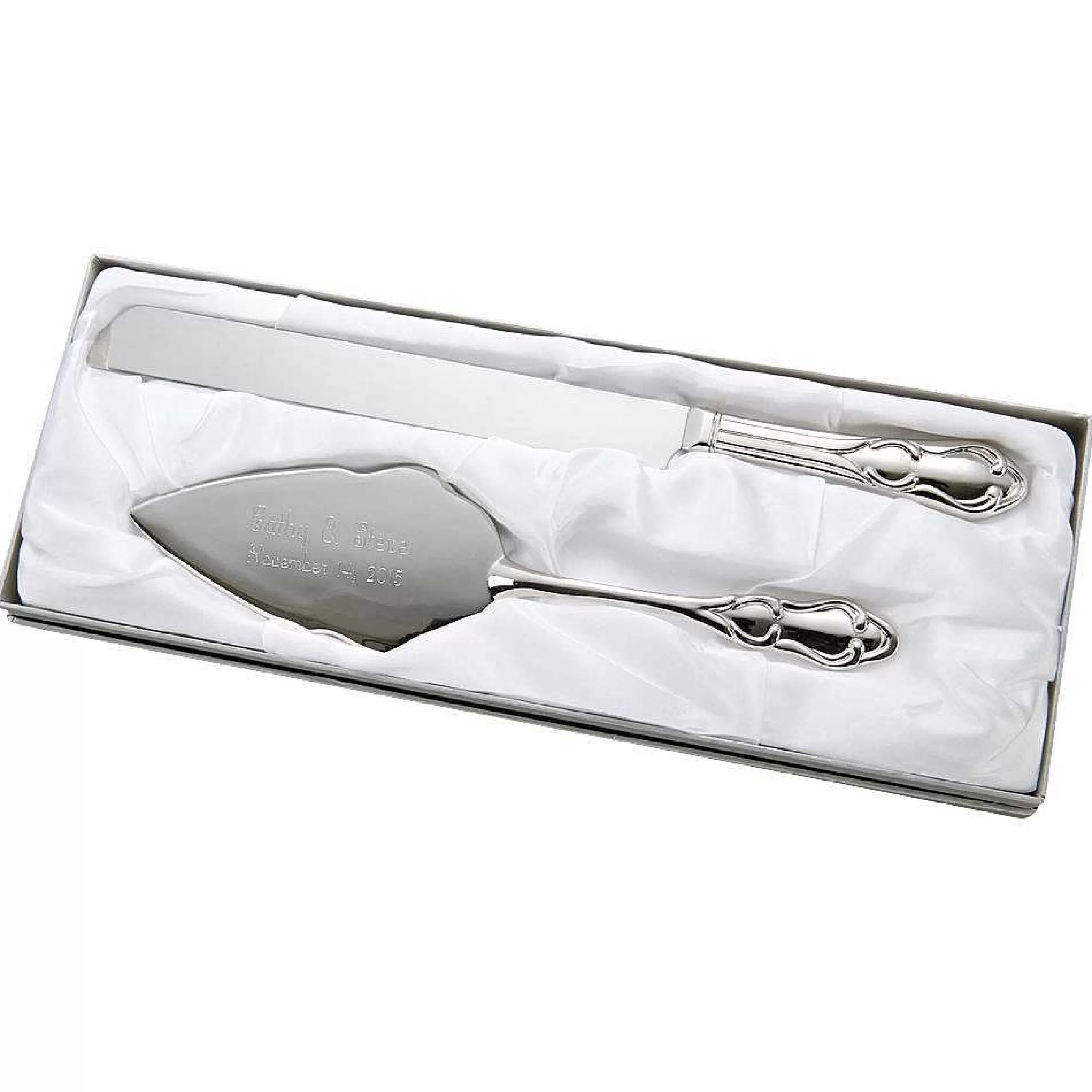 Creative Gifts International Knife & Server Set With Fiddle Shaped Handles Clearance