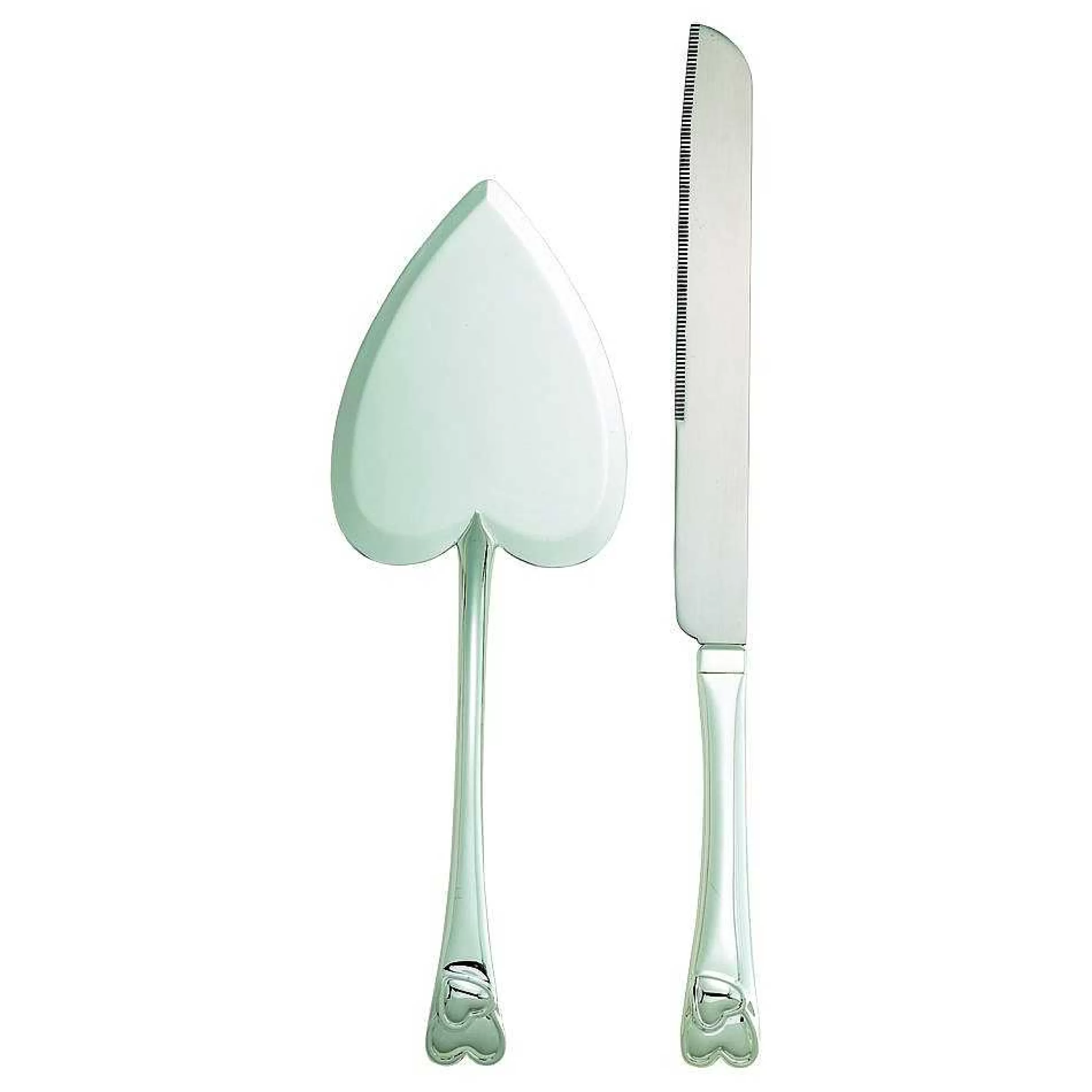 Creative Gifts International Knife & Server Set With Heart Motif Outlet