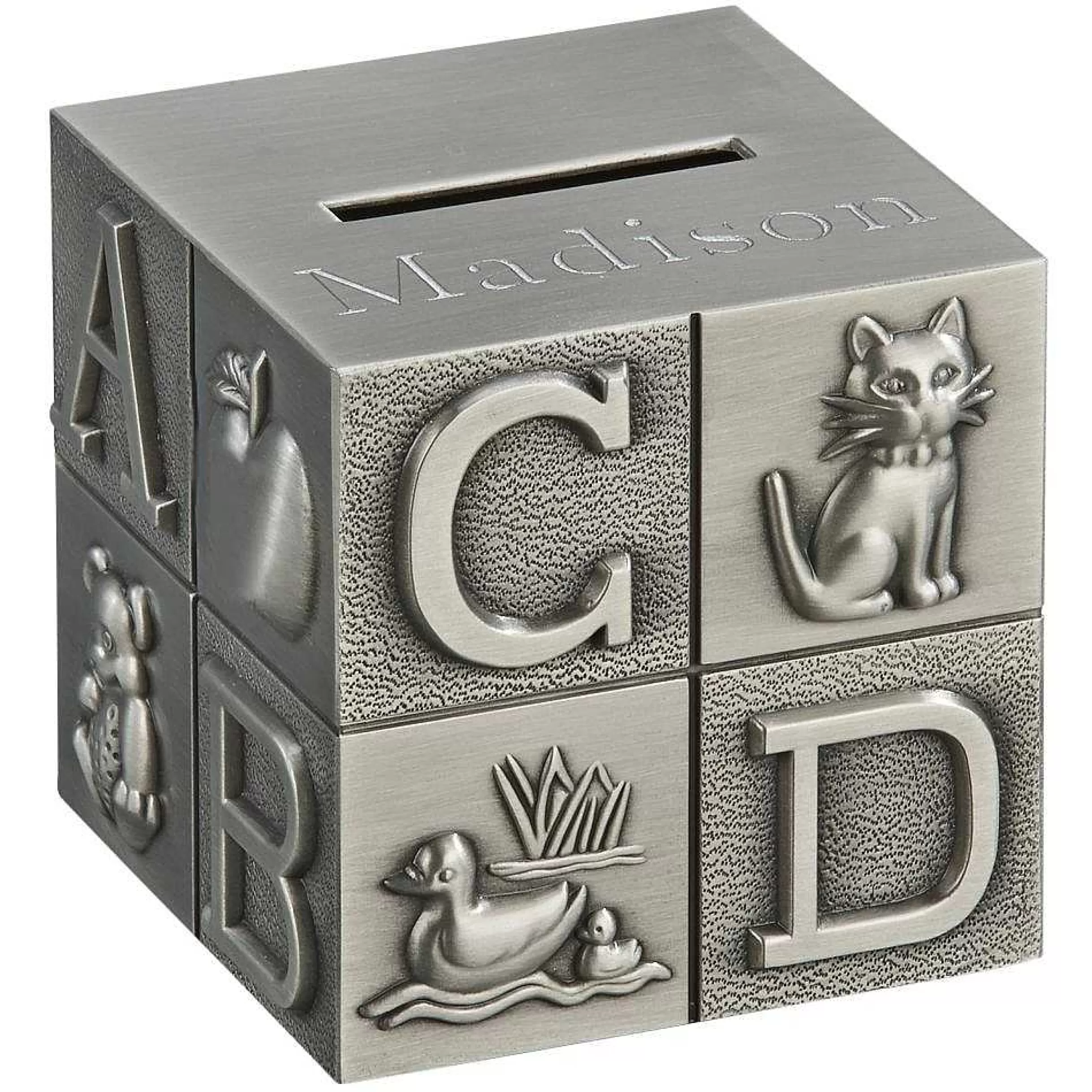 Creative Gifts International Large Block Bank With Matte Finish Store