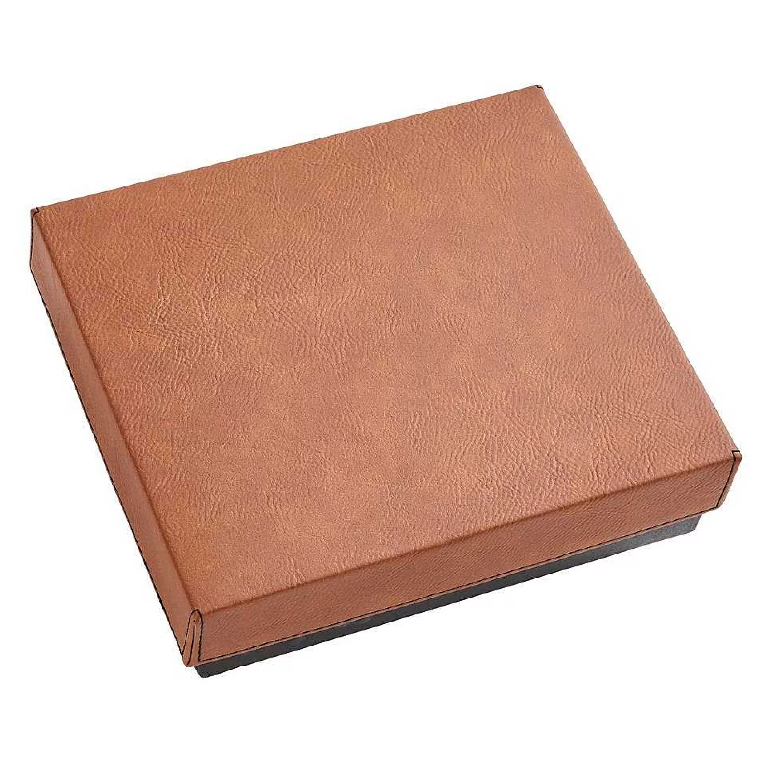 Creative Gifts International Leatherette Box/ 8 Oz Flask/2 Cups Caramel Discount