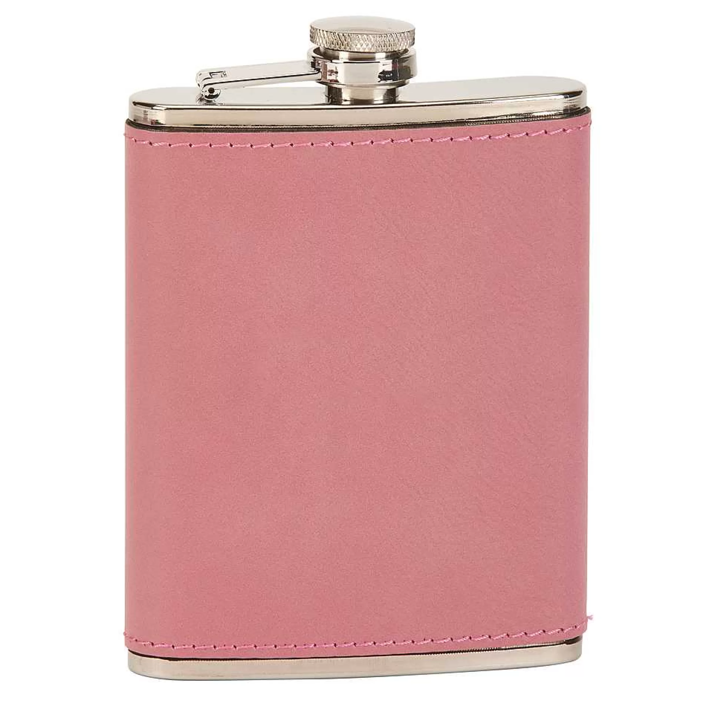 Creative Gifts International Leatherette Flask, Pink 8 Oz Fashion