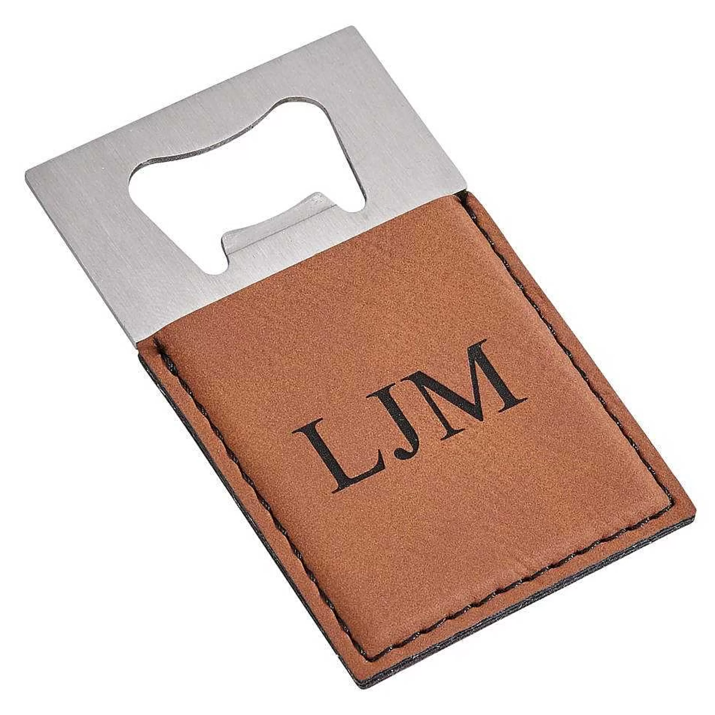 Creative Gifts International Leatherette Opener, Caramel 3.5" X 2" Cheap