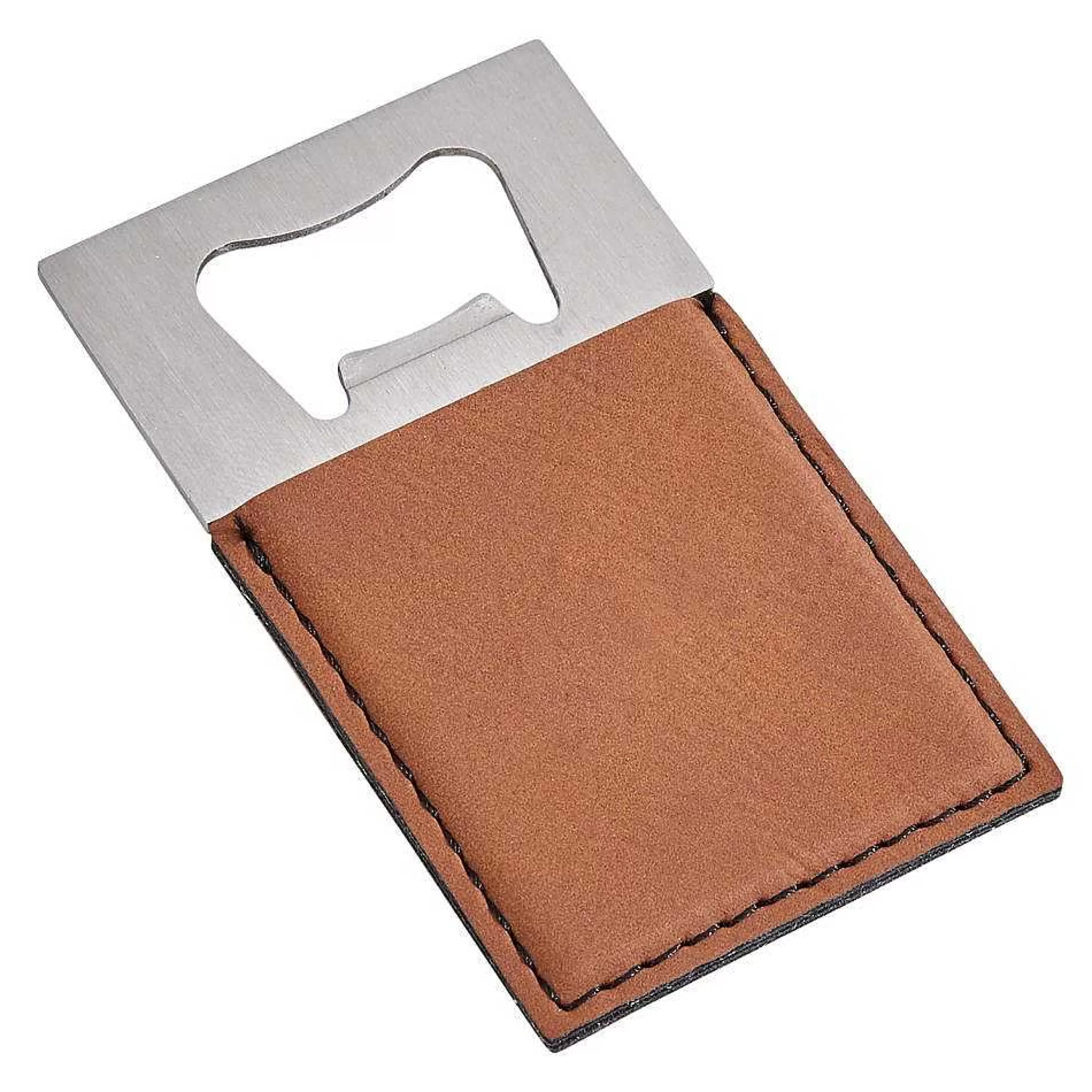 Creative Gifts International Leatherette Opener, Caramel 3.5" X 2" Cheap