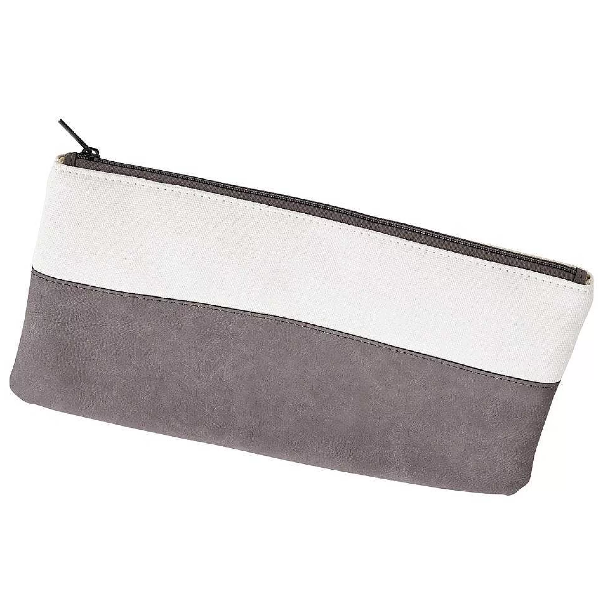 Creative Gifts International Leatherette/Canvas Grey Case 5.5" X 10.5" Sale