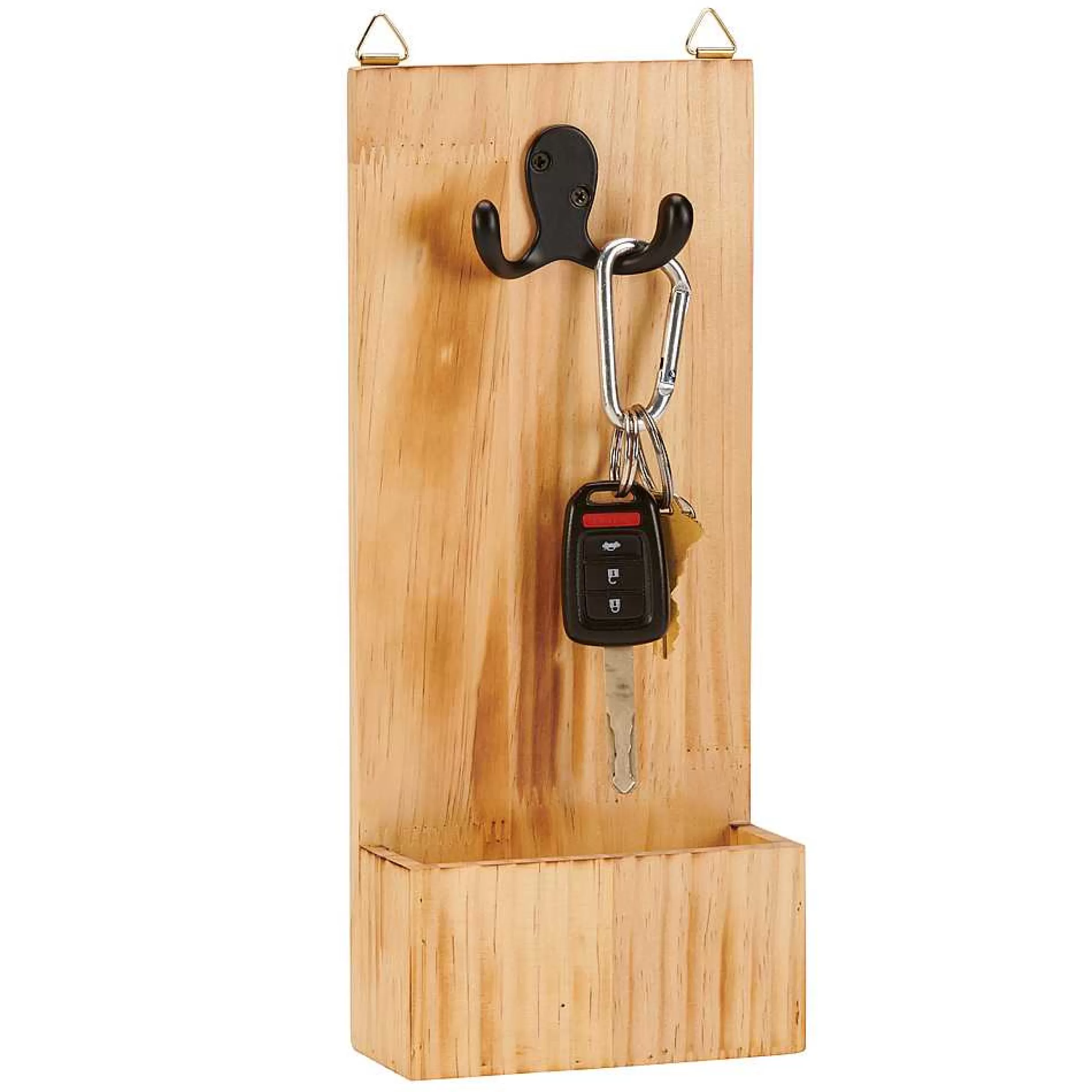 Creative Gifts International Light Wood Wall Hanging Holder With Hook Best Sale