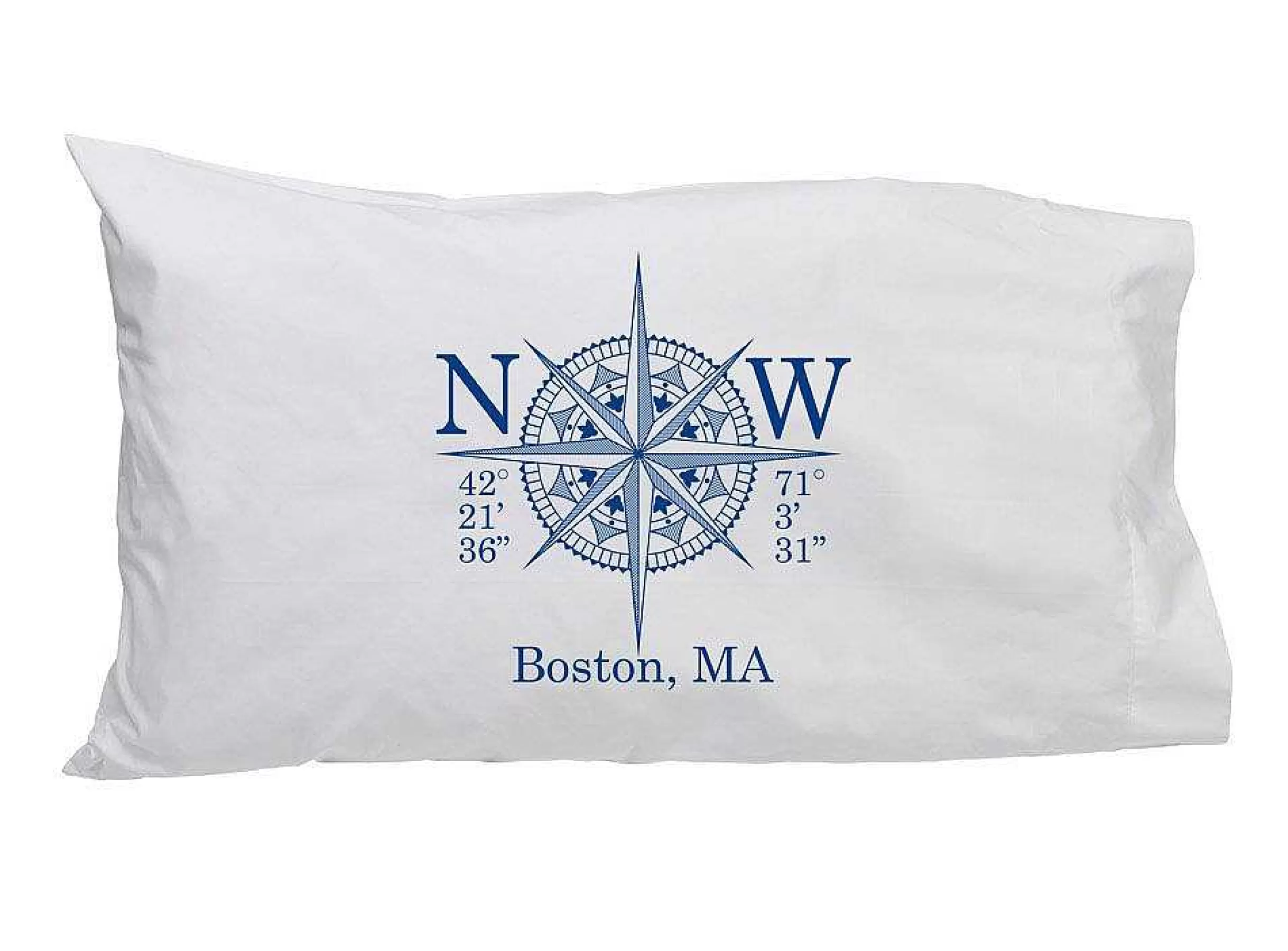 Creative Gifts International Longitude & Latitude (Add Location) - Standard Pillow Case Discount