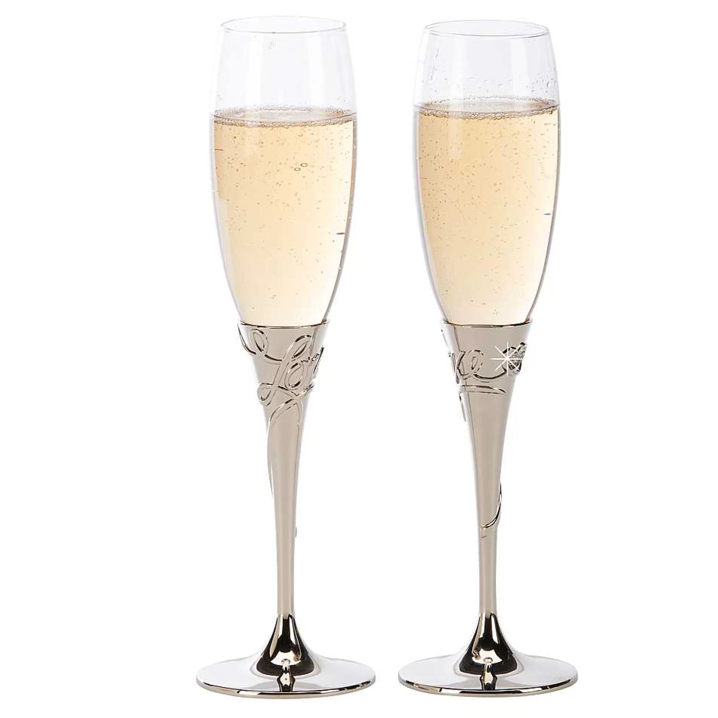 Creative Gifts International Love Toasting Flutes, Pair, 9.75" H Store