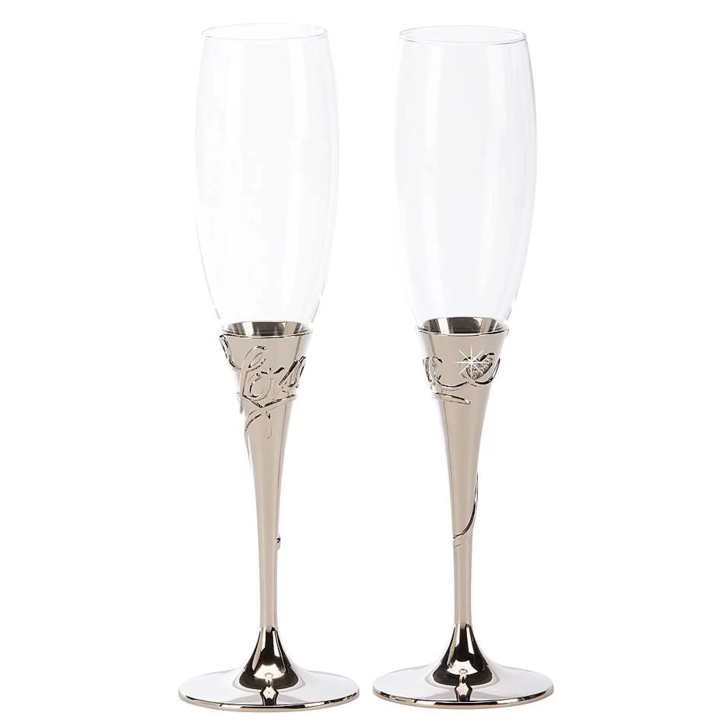 Creative Gifts International Love Toasting Flutes, Pair, 9.75" H Store