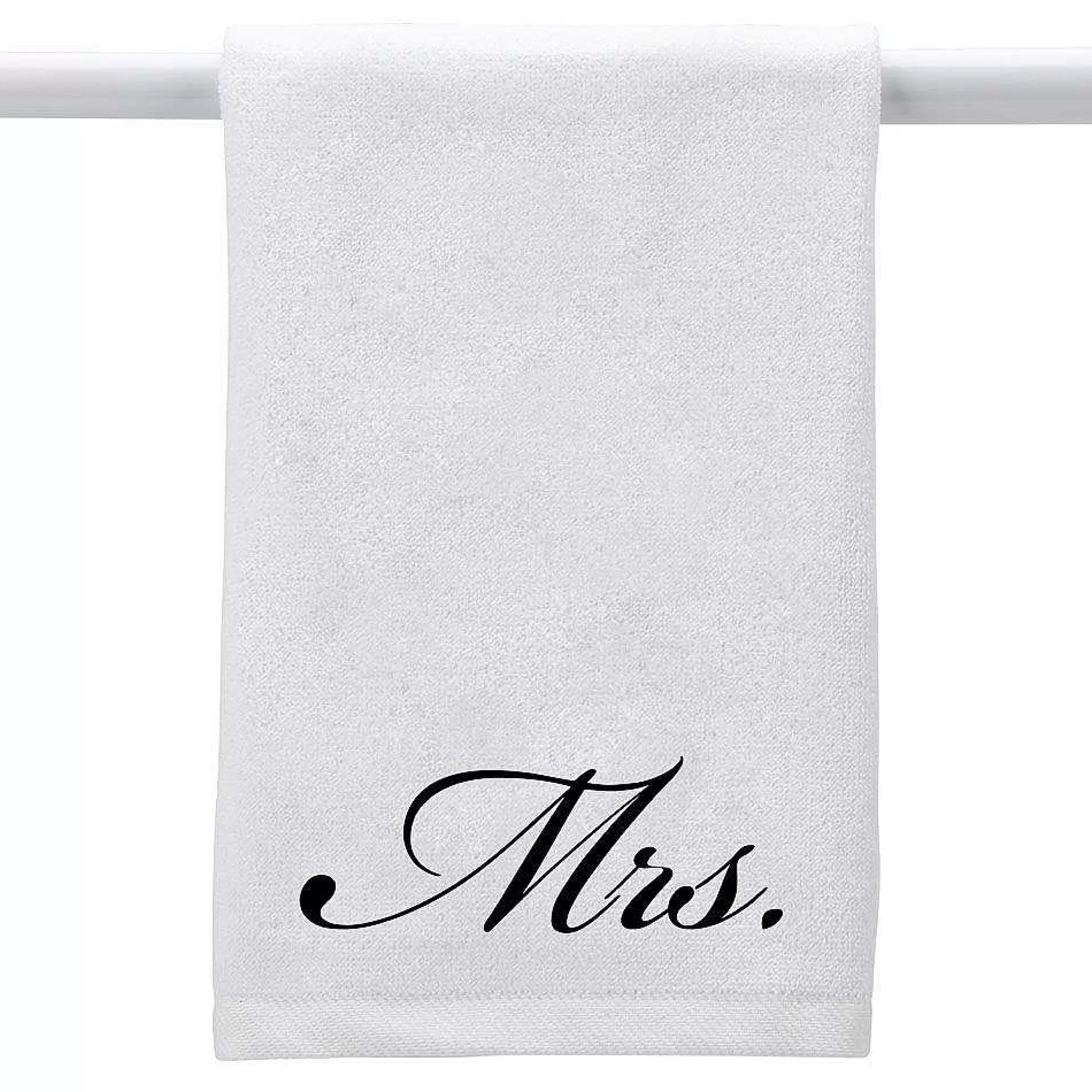 Creative Gifts International Mrs. (In Script) - Hand Towel Flash Sale