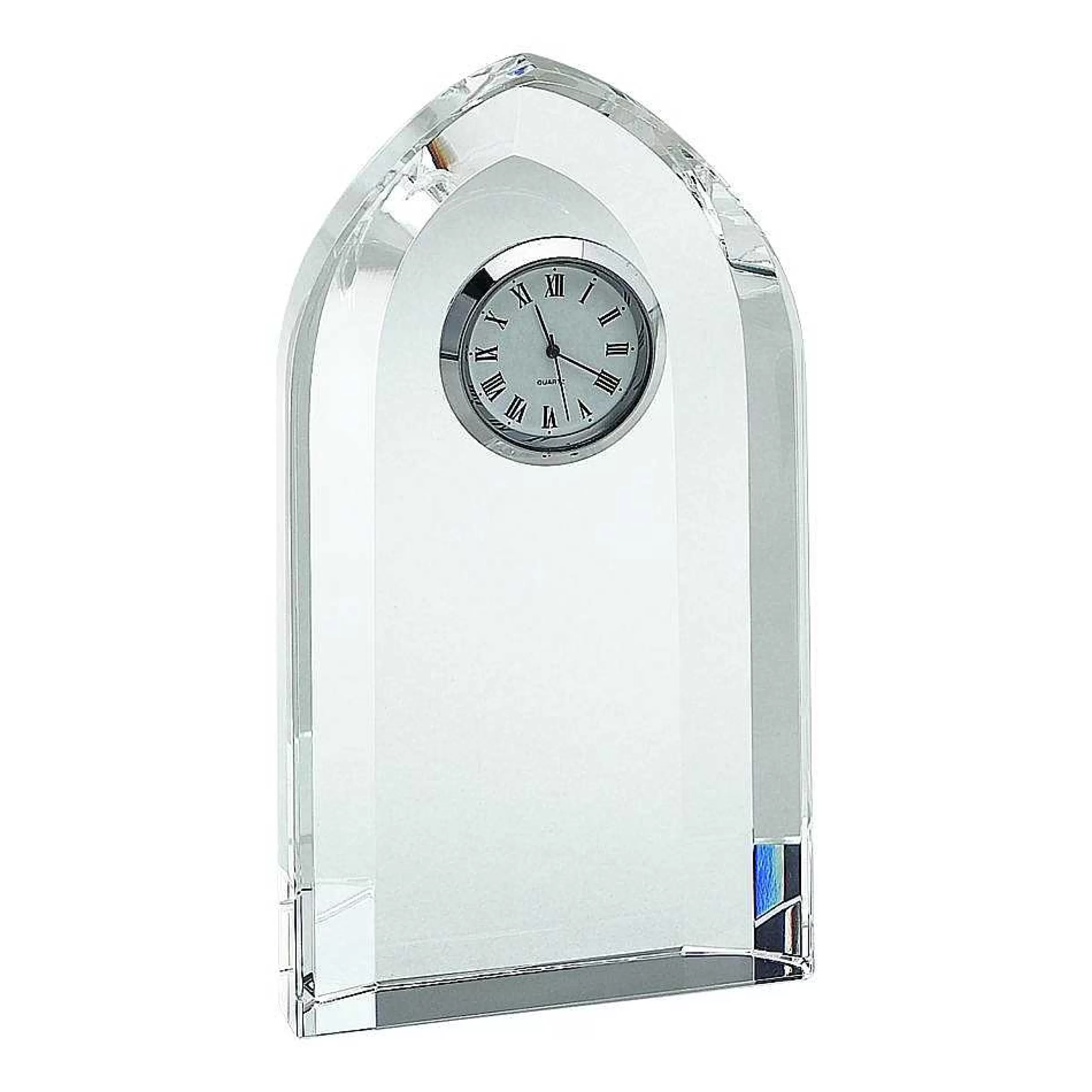 Creative Gifts International Optic Crystal Arched Clock, 6" Ht Sale