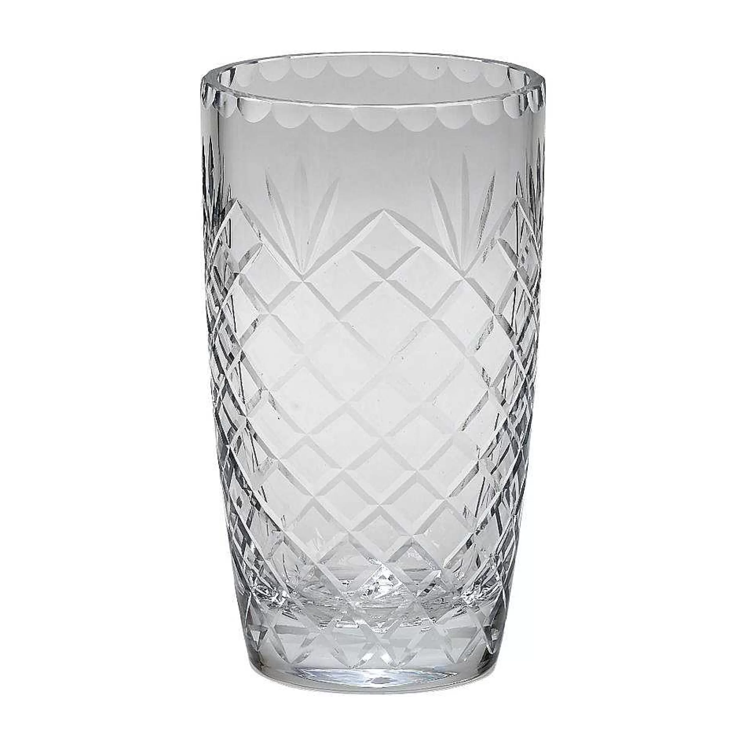 Creative Gifts International Optic Crystal Vase With Medallion Ll Pattern Store