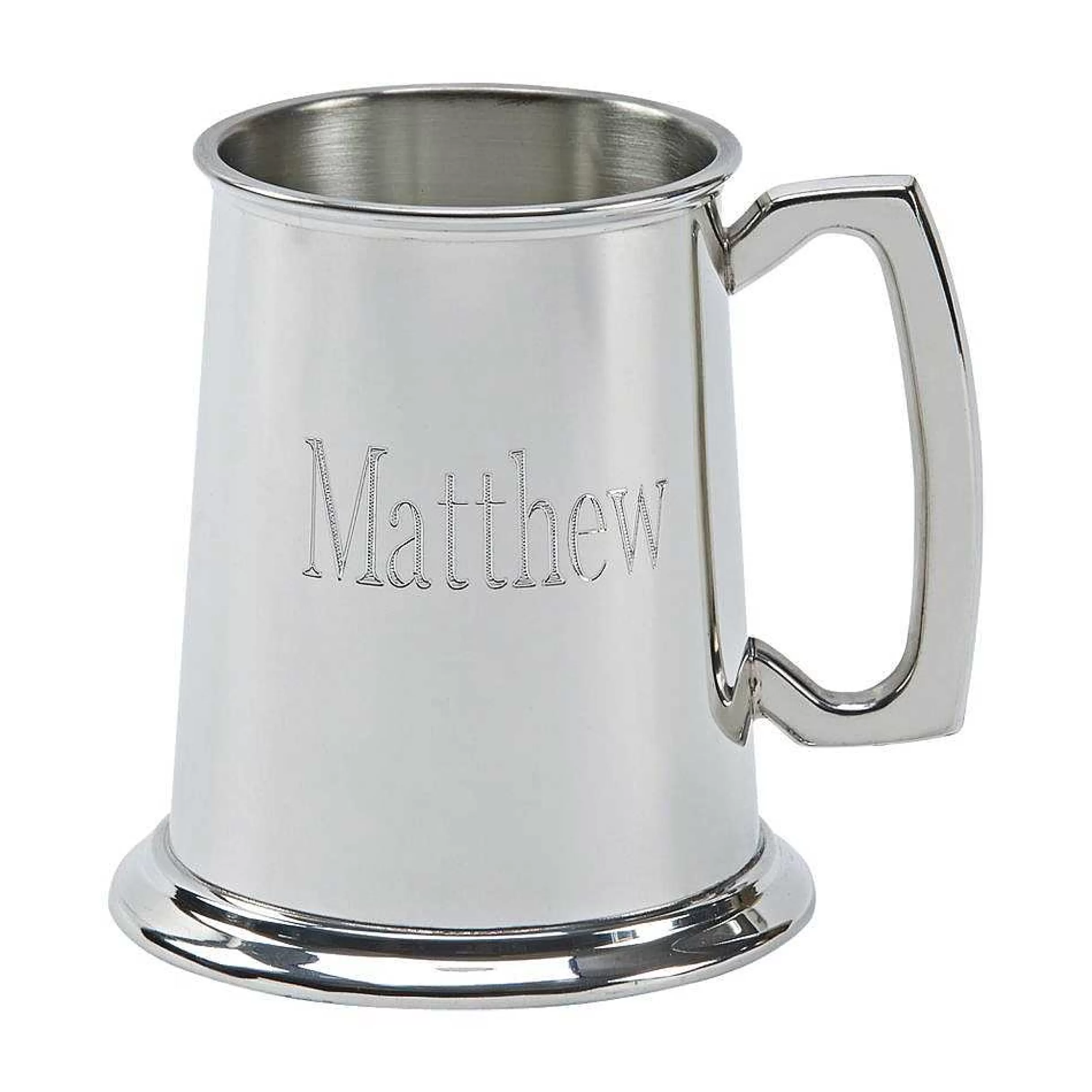 Creative Gifts International Pewter Tankard With Polished Finish Cheap