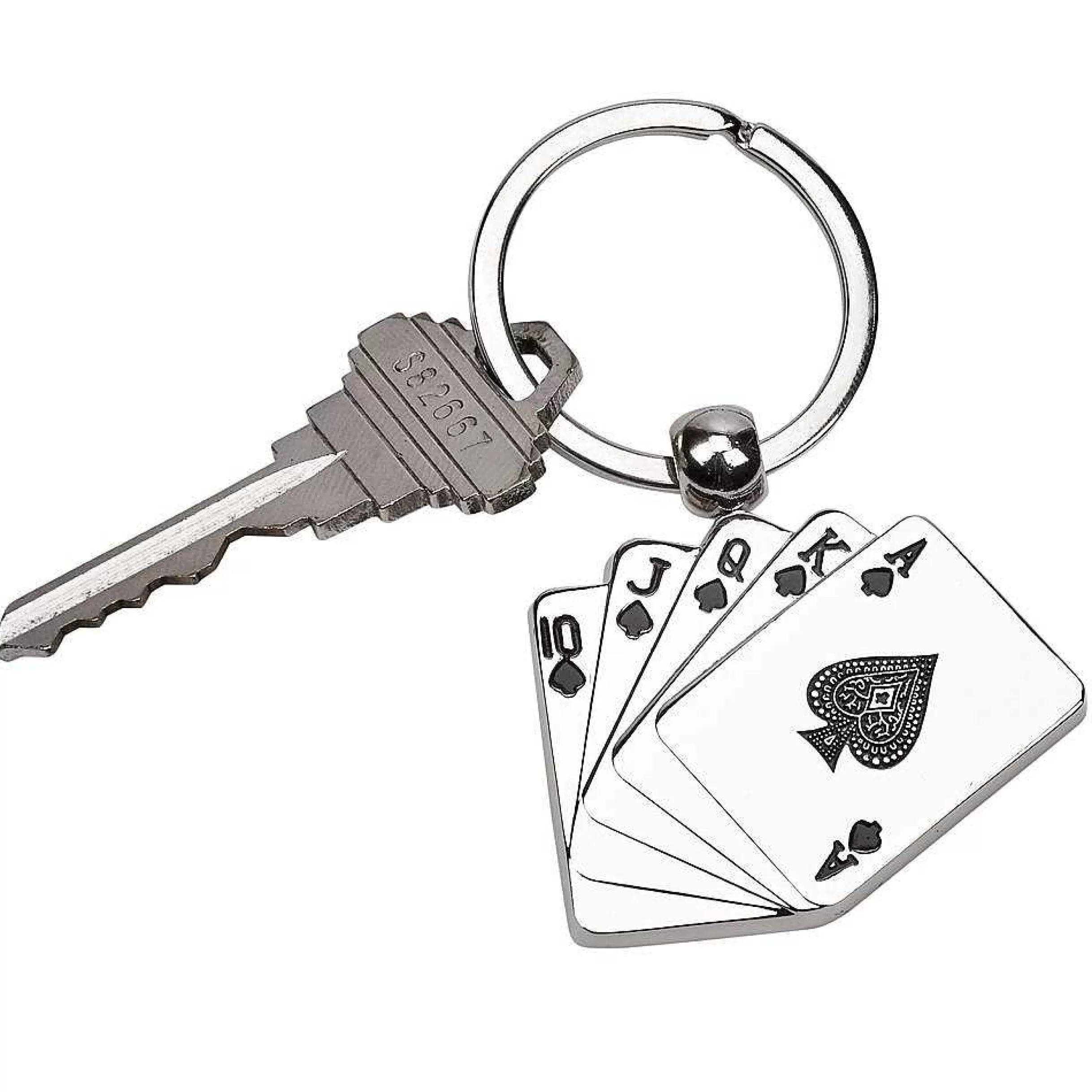 Creative Gifts International Playing Cards Key Chain, Np 3" Fashion