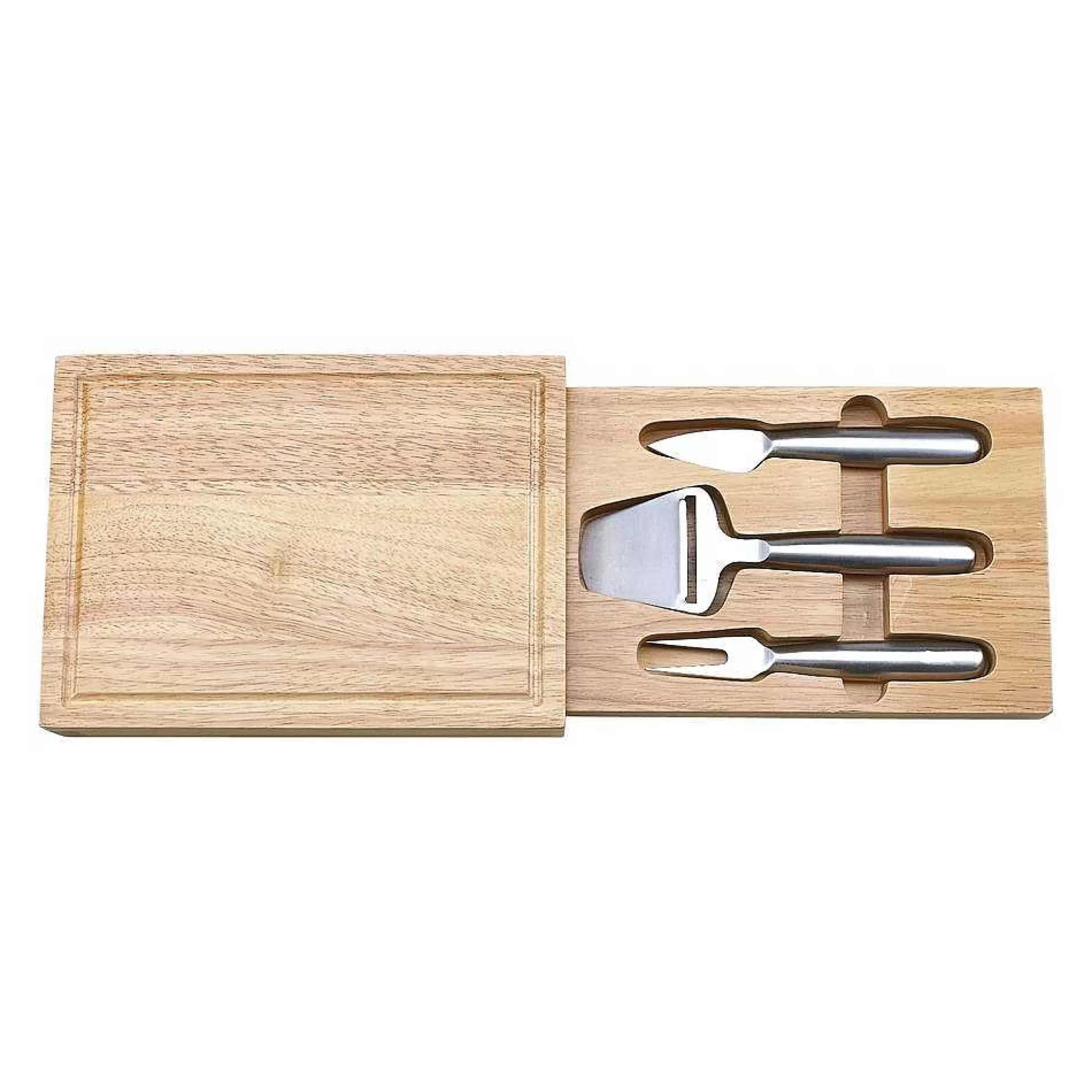 Creative Gifts International Rectangular Cheeseboard With 3 Metal Utensils Inside Cheap