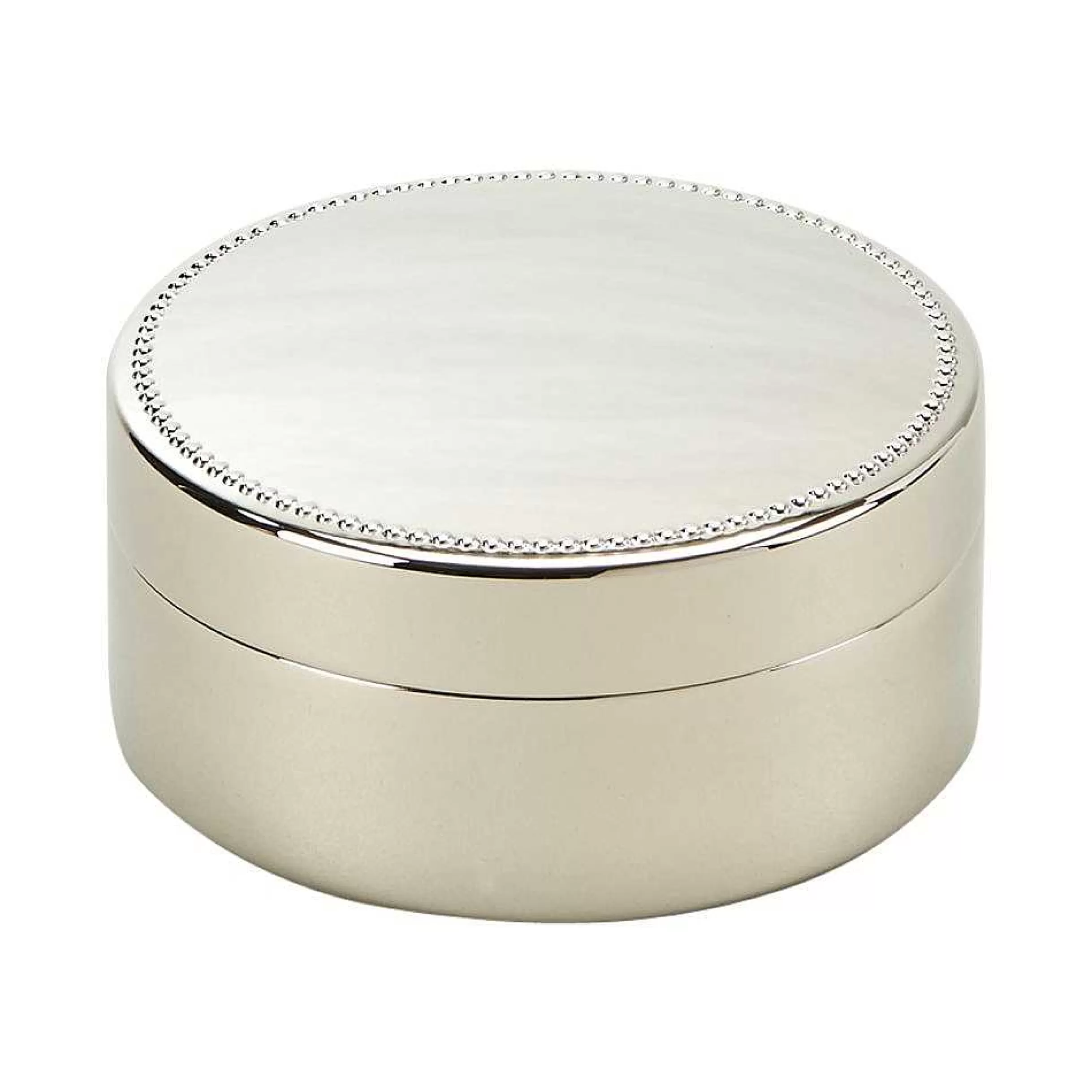 Creative Gifts International Round Box With Beaded Border Store