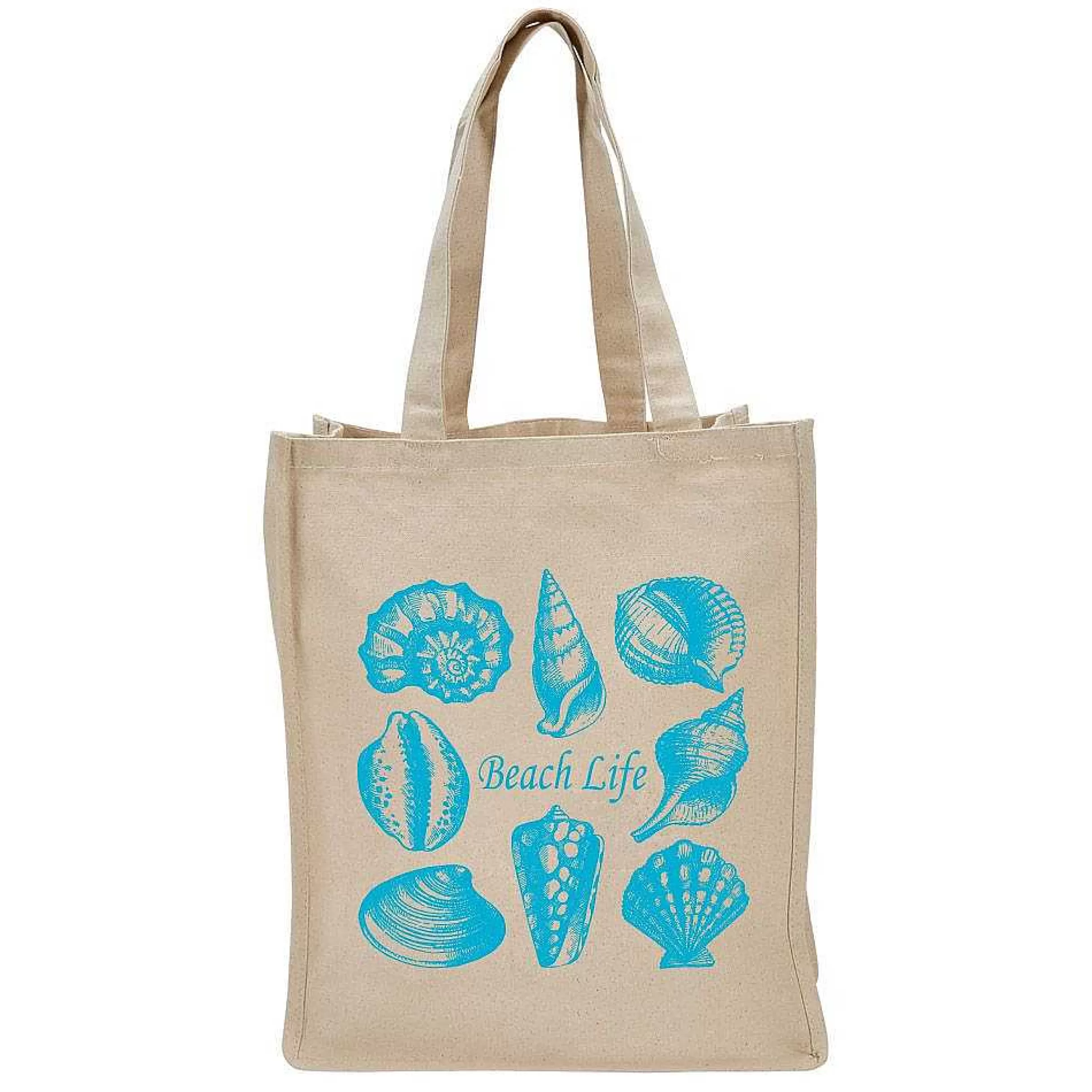 Creative Gifts International Sea Shells With "Beach Life" - Tote Bag Shop