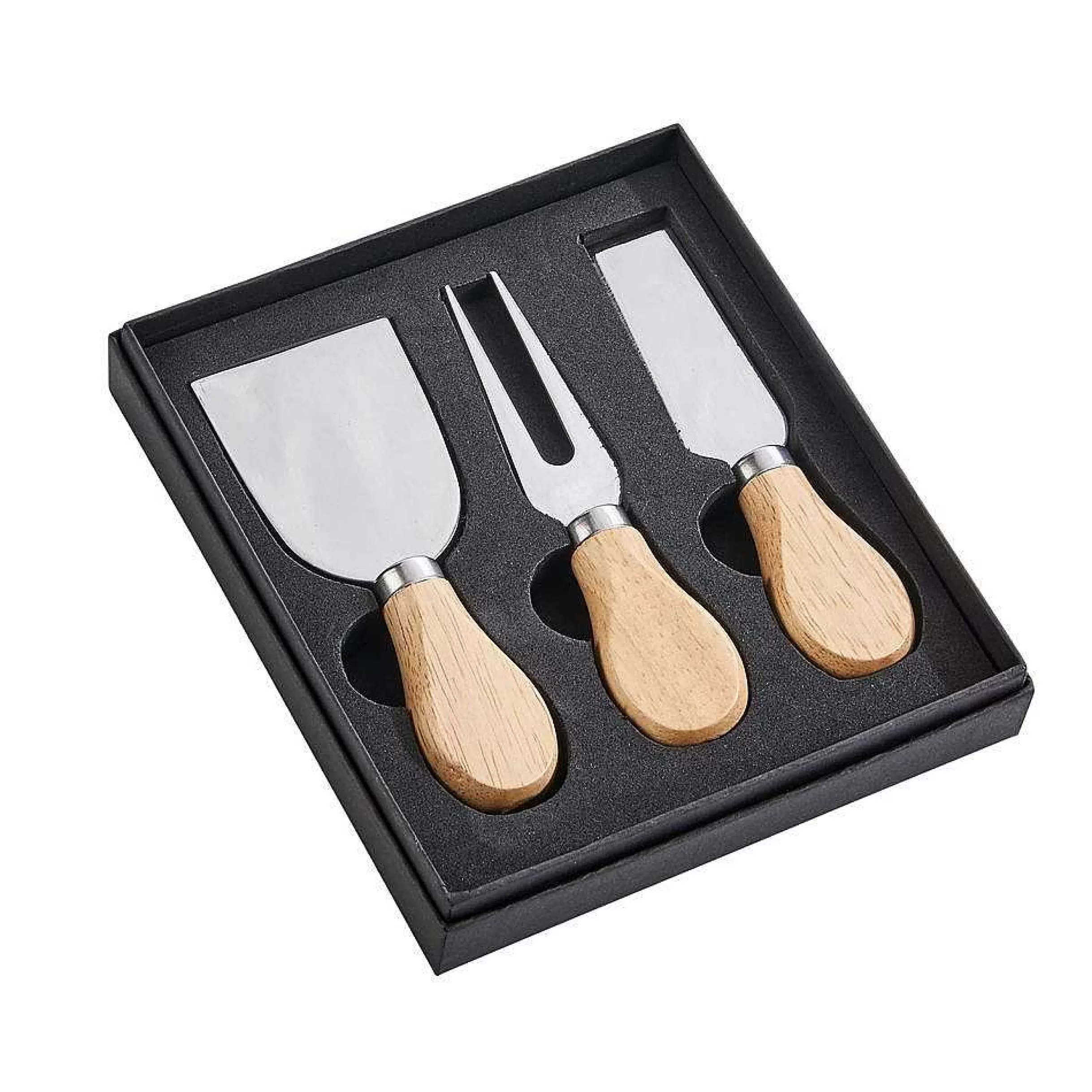 Creative Gifts International Set/3 Cheese Tools W/Wood Handles 5" Sale