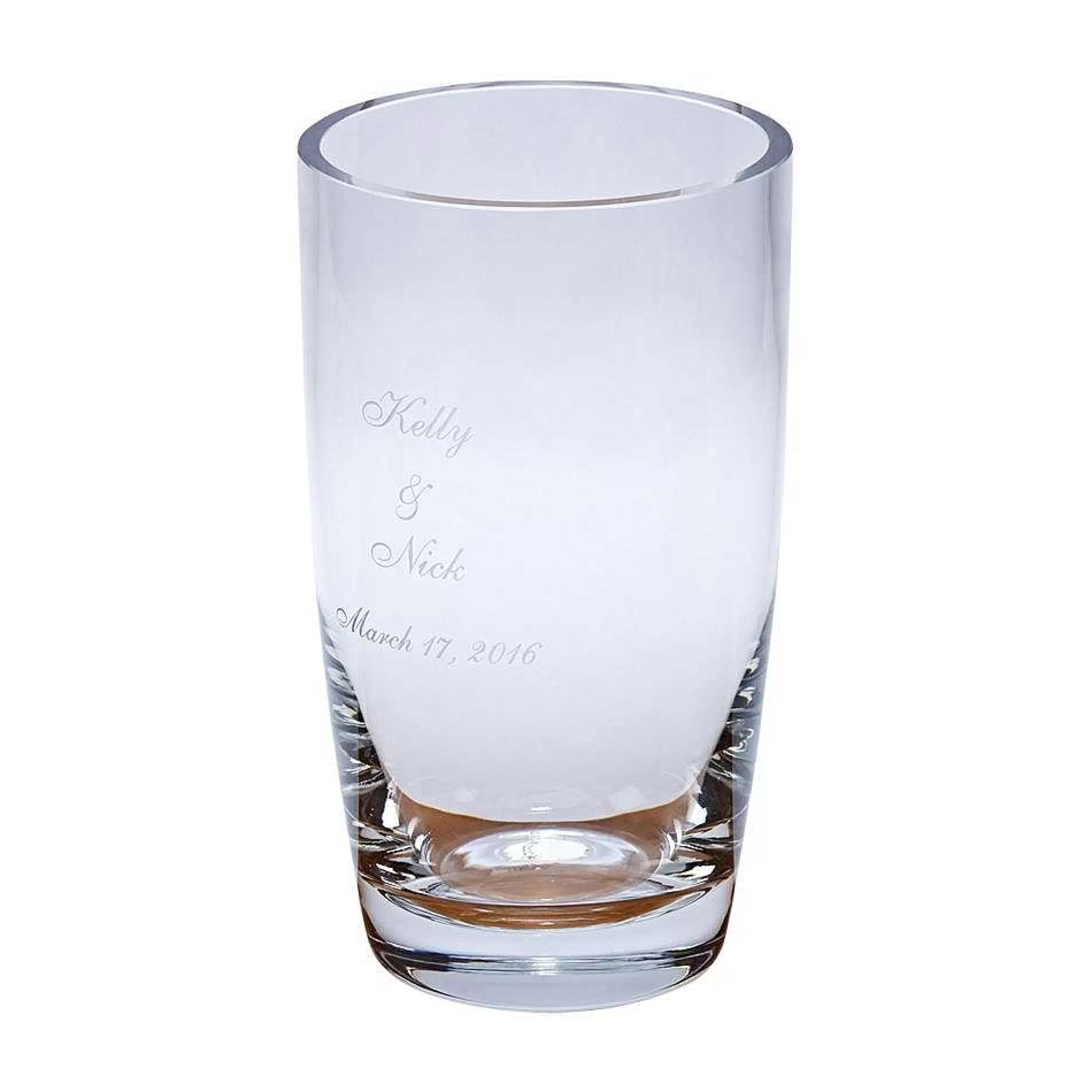 Creative Gifts International Simon Lead-Free Crystal Vase, 7.75" H Outlet