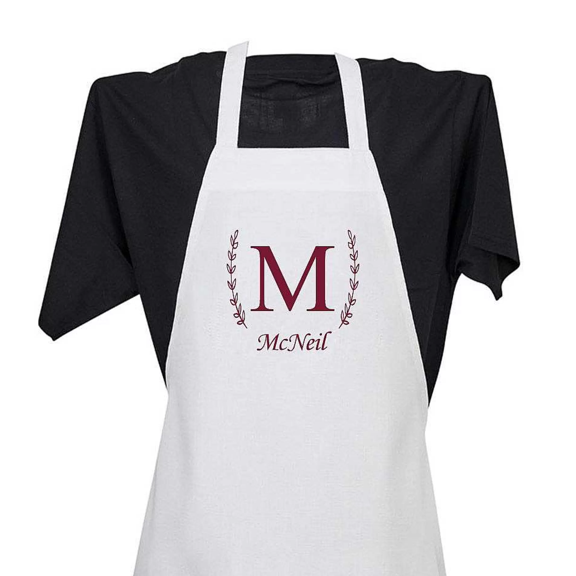 Creative Gifts International Single Letter (With Family Name) - Apron Flash Sale