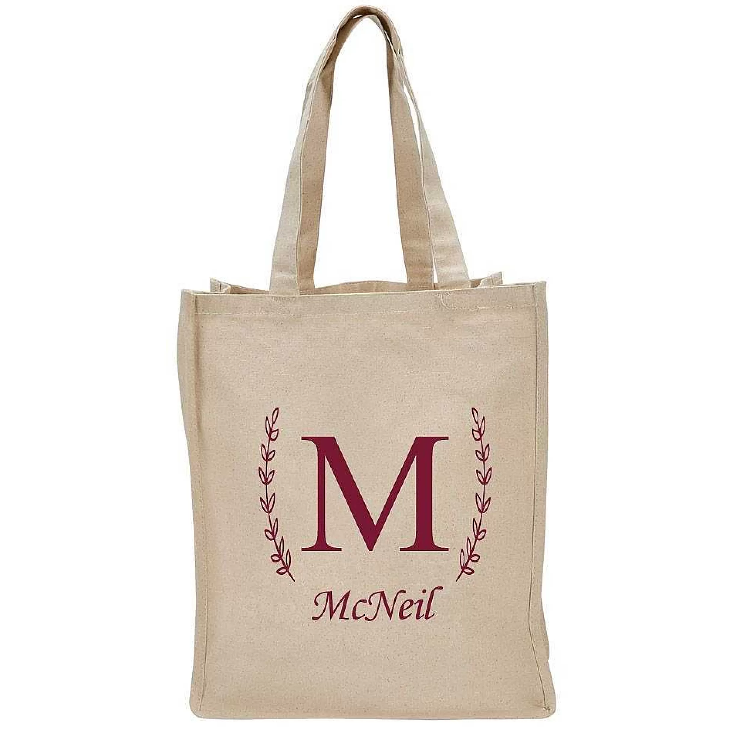 Creative Gifts International Single Letter (With Family Name) - Tote Bag Fashion