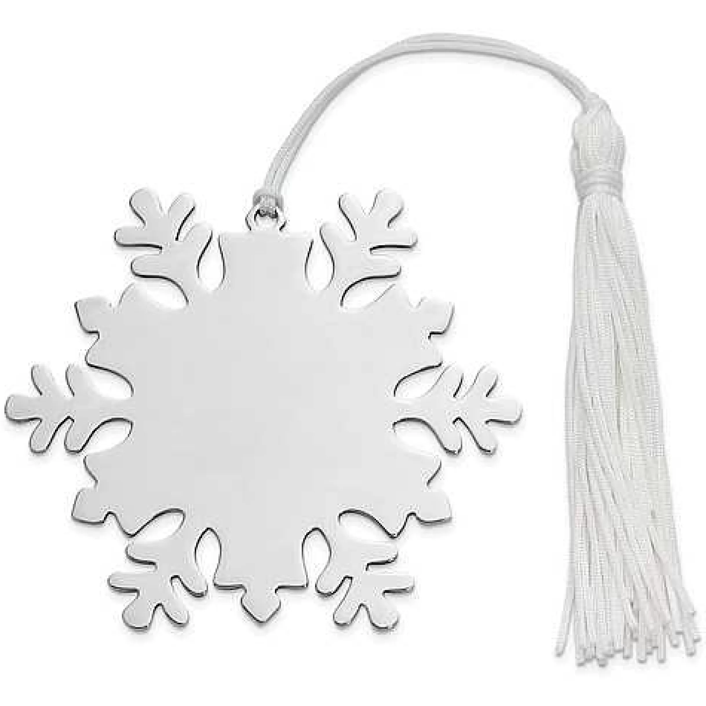 Creative Gifts International Snowflake Ornament W/White Tassel,Np Best Sale