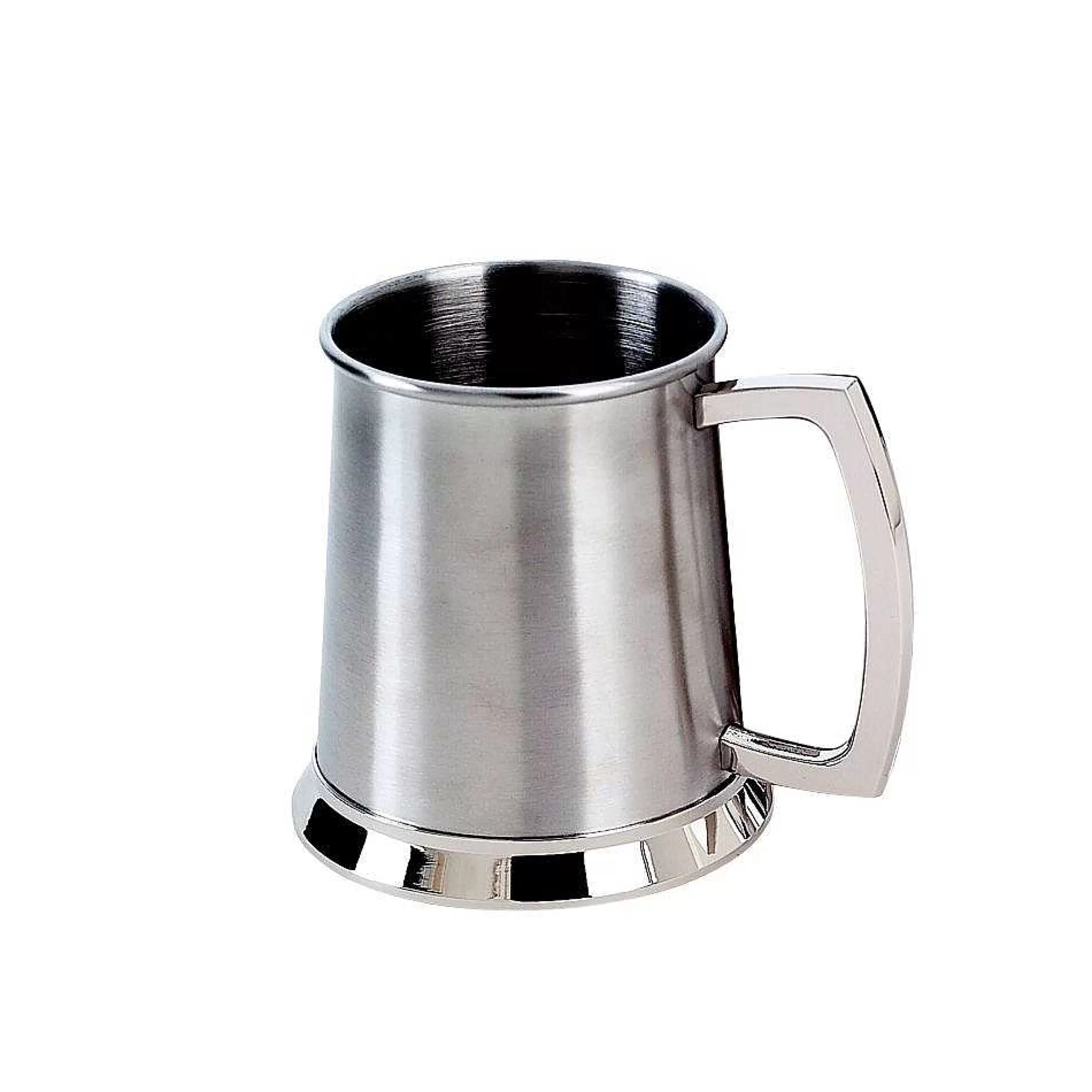 Creative Gifts International Stainless Steel Matte Finish Tankard, 4.5" H Hot