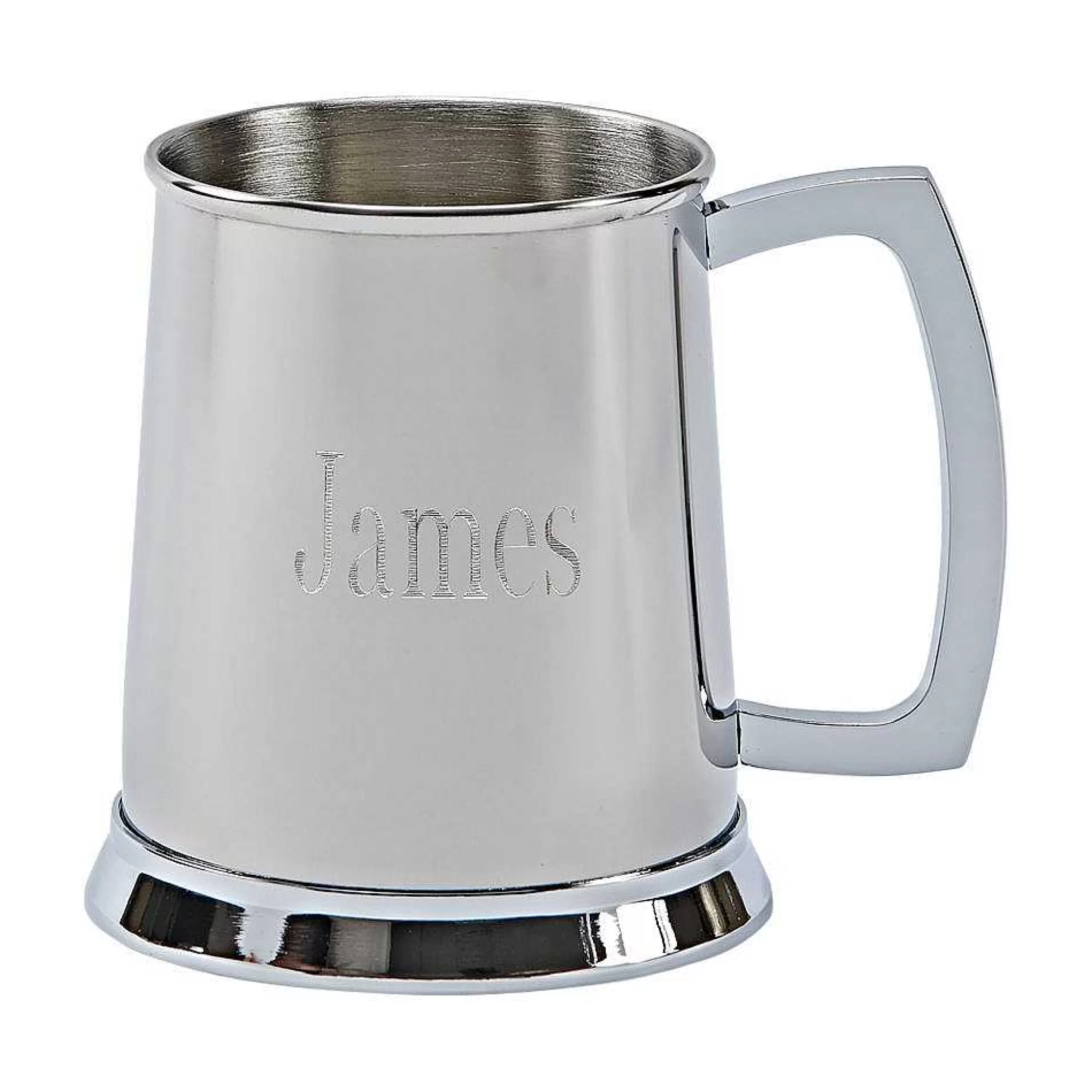 Creative Gifts International Stainless Steel Polished Finish Tankard, 4.5" H Clearance