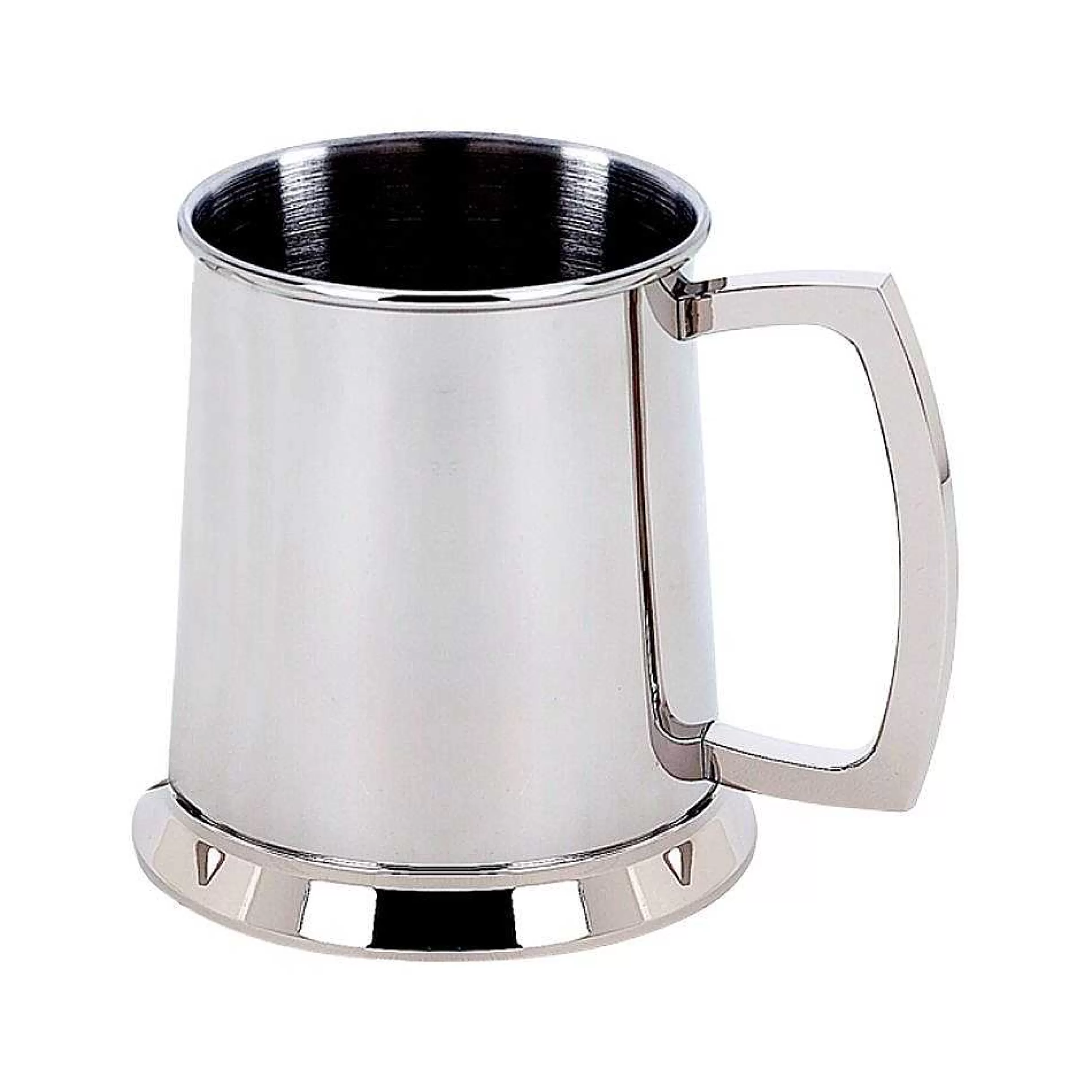 Creative Gifts International Stainless Steel Polished Finish Tankard, 4.5" H Clearance