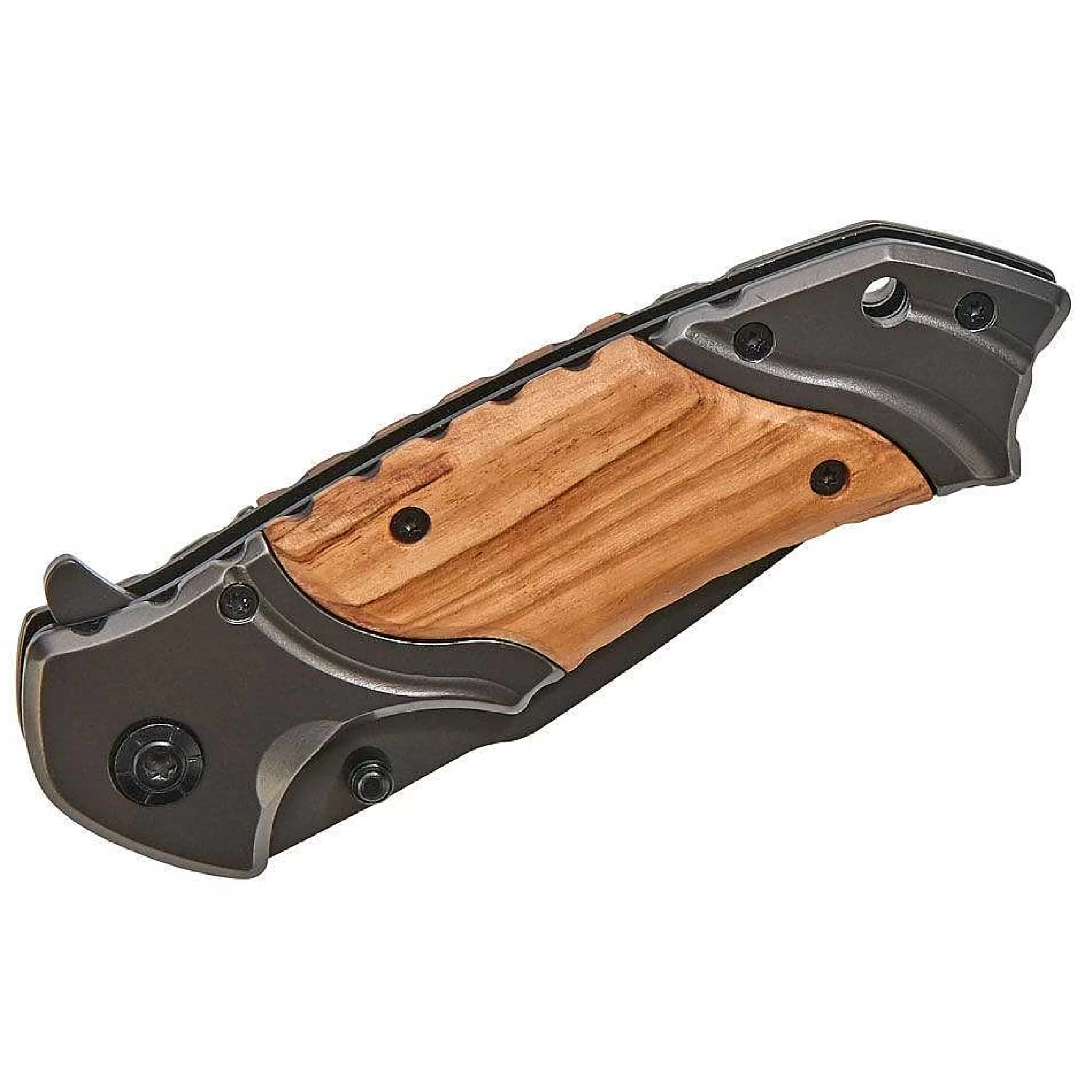 Creative Gifts International Wood Handled Pocket Knife, 4.5" X 1.25" Closed Outlet