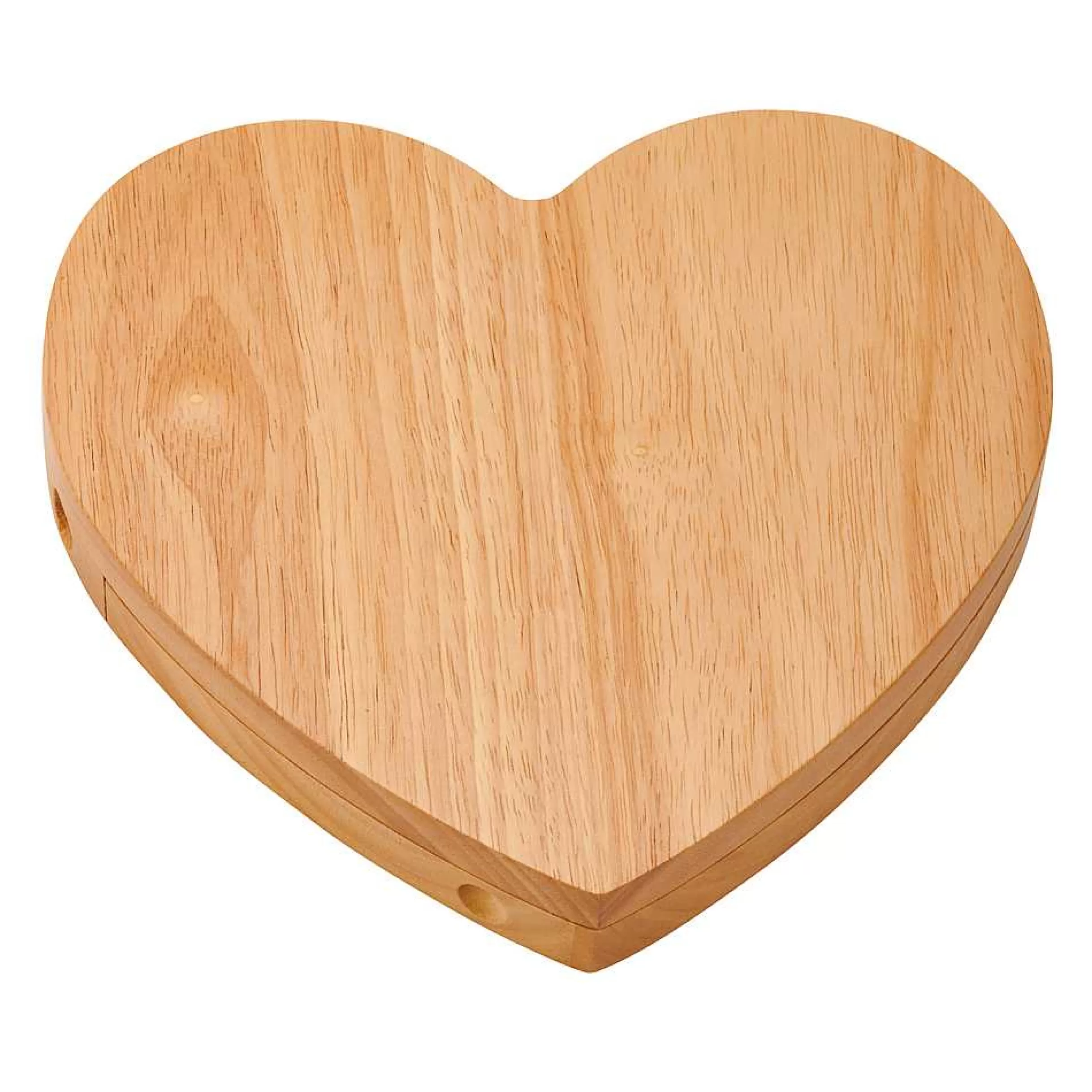 Creative Gifts International Wood Heart Cheese Set With 3 Wood Handled Utensils Online